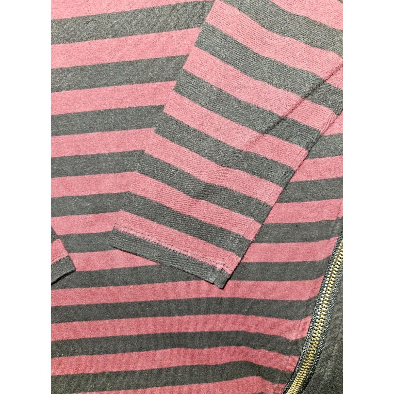Michael Kors Michael Kors Shirt Womens Small Striped Long Sleeve Zipper Tunic Top Size S / US 4 / IT 40 - 2 Thumbnail
