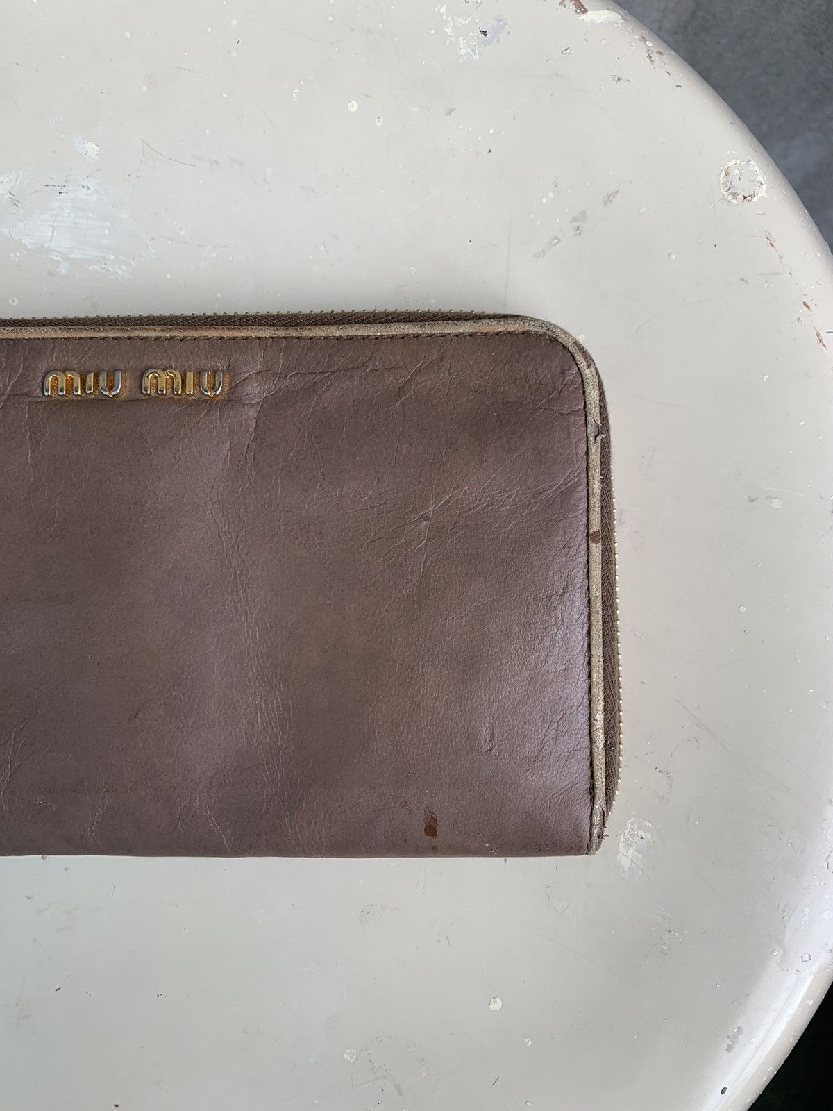 Miu Miu Wrap Around Zip Wallet Size ONE SIZE - 3 Thumbnail