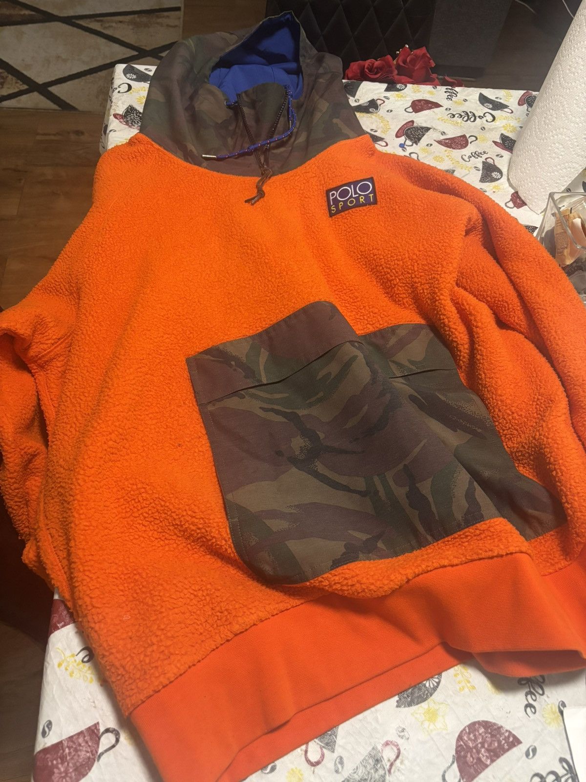 Polo Ralph Lauren Orange polo fleece hoodie XL Size US XL / EU 56 / 4 - 1 Thumbnail