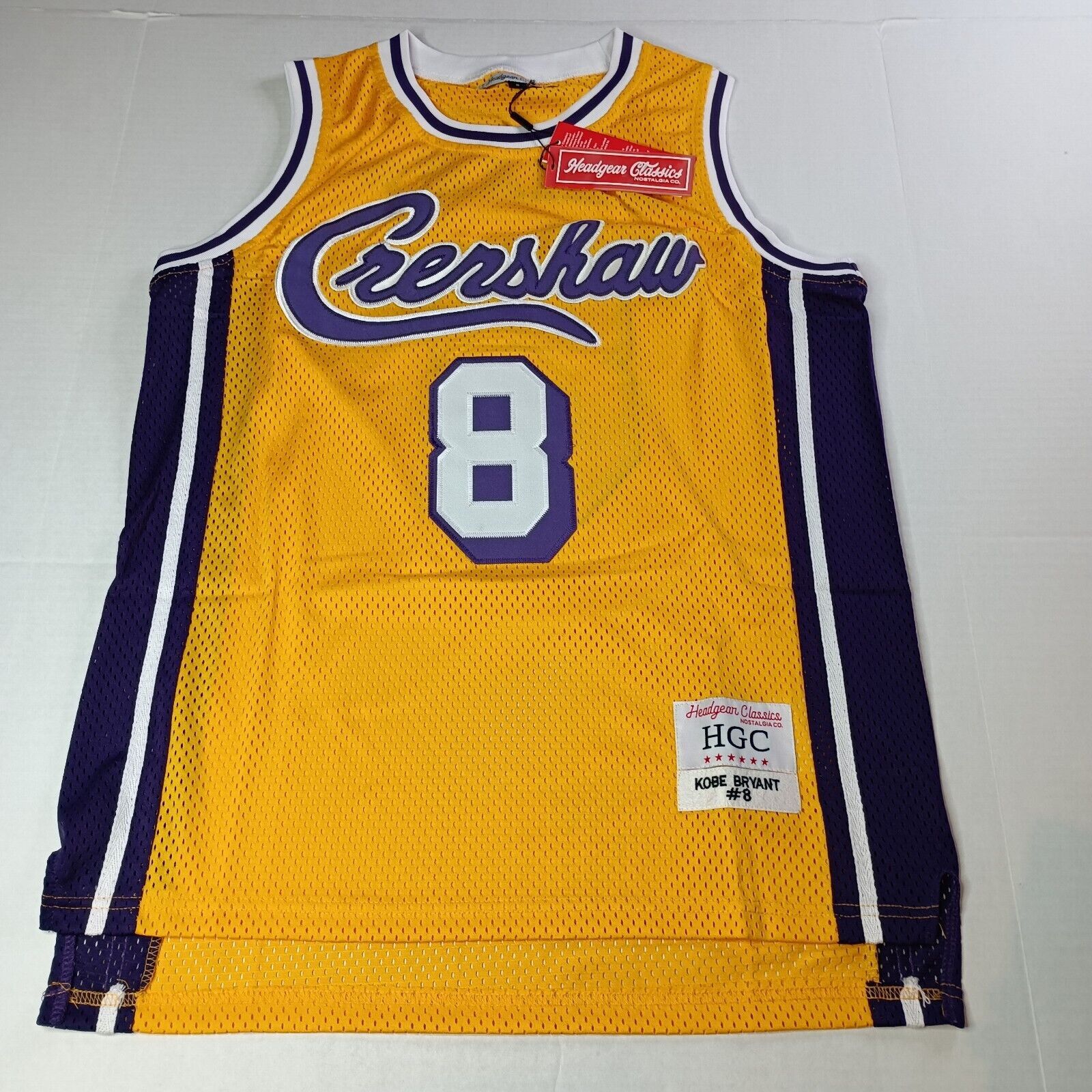 Other Kobe Bryant #8 Headgear Crenshaw Jersey Men's S Lakers Size US S / EU 44-46 / 1 - 1 Thumbnail
