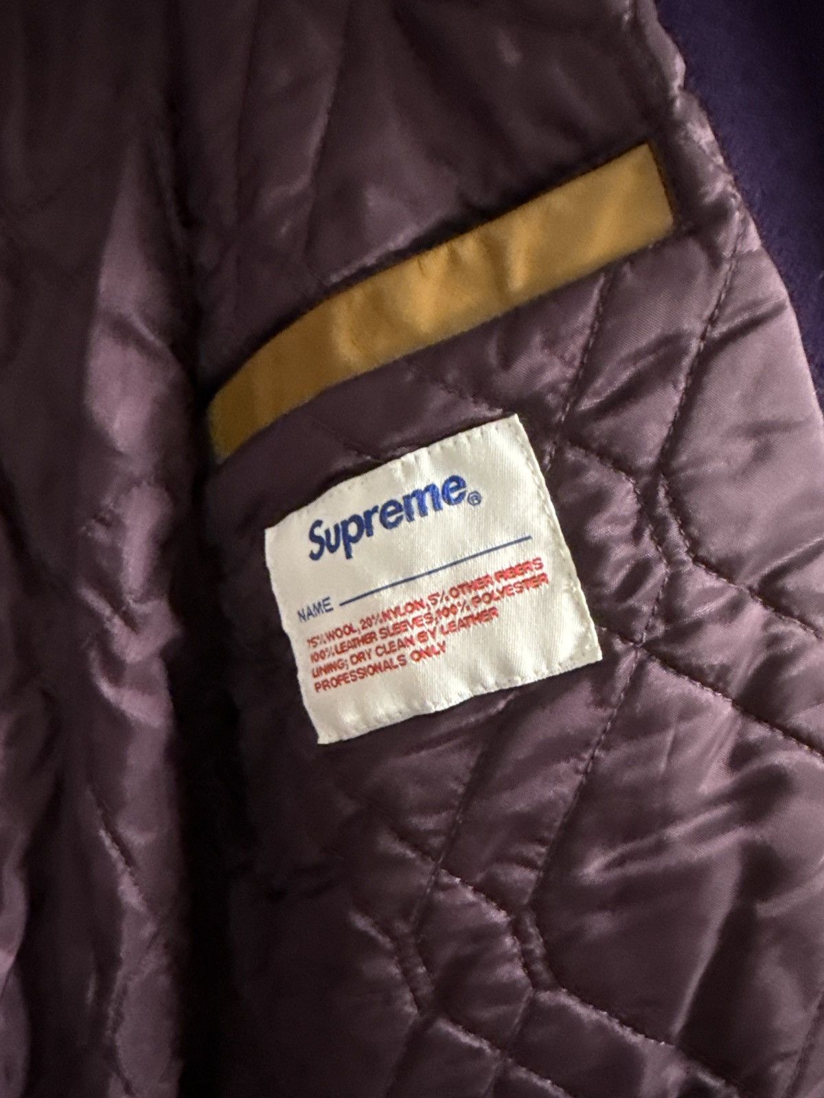 Supreme Supreme Liberty Varsity Jacket 2007 Large Size US L / EU 52-54 / 3 - 4 Thumbnail