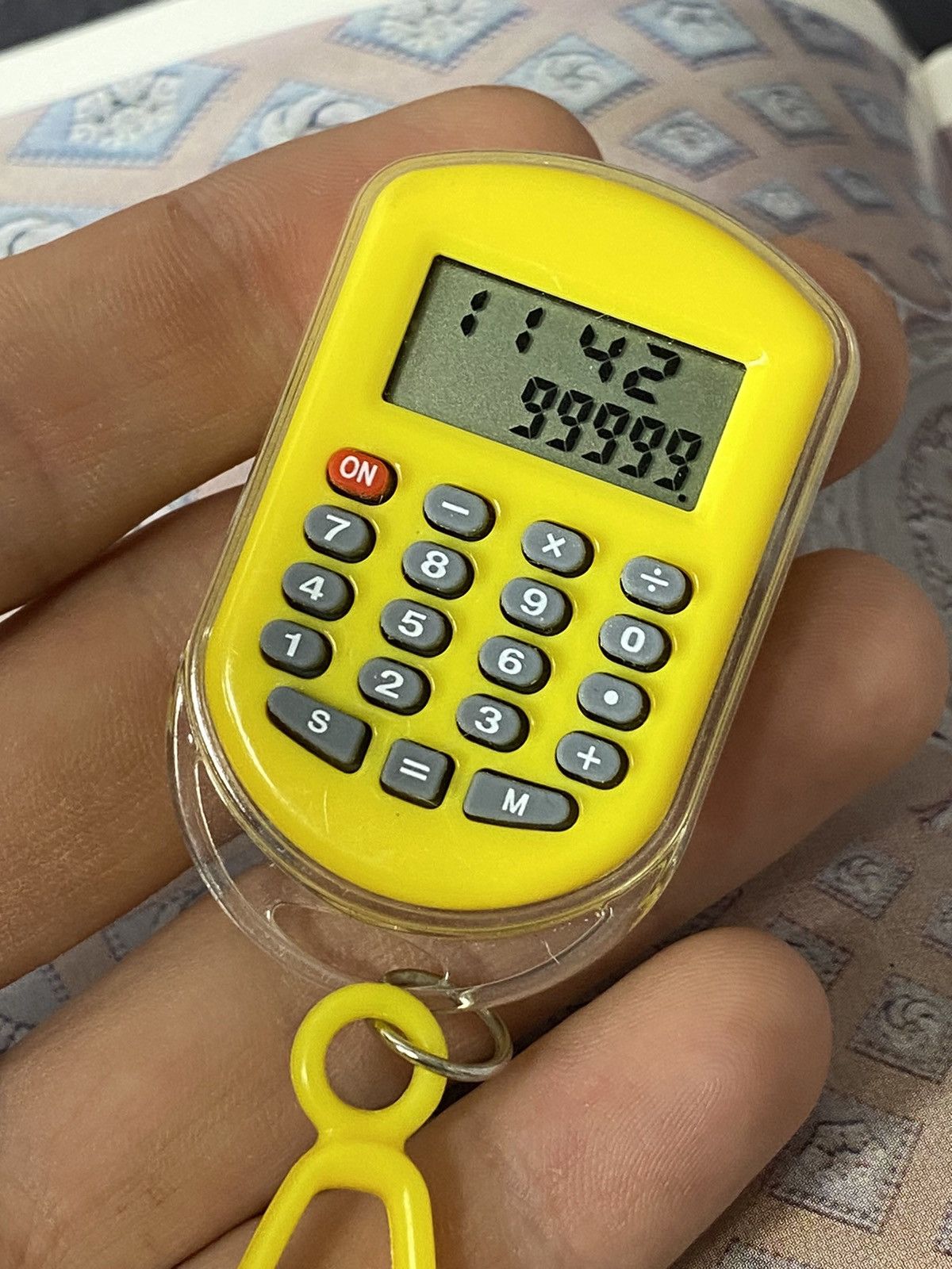Jewelry Vintage Mini Calculator Keychain Size ONE SIZE - 7 Thumbnail