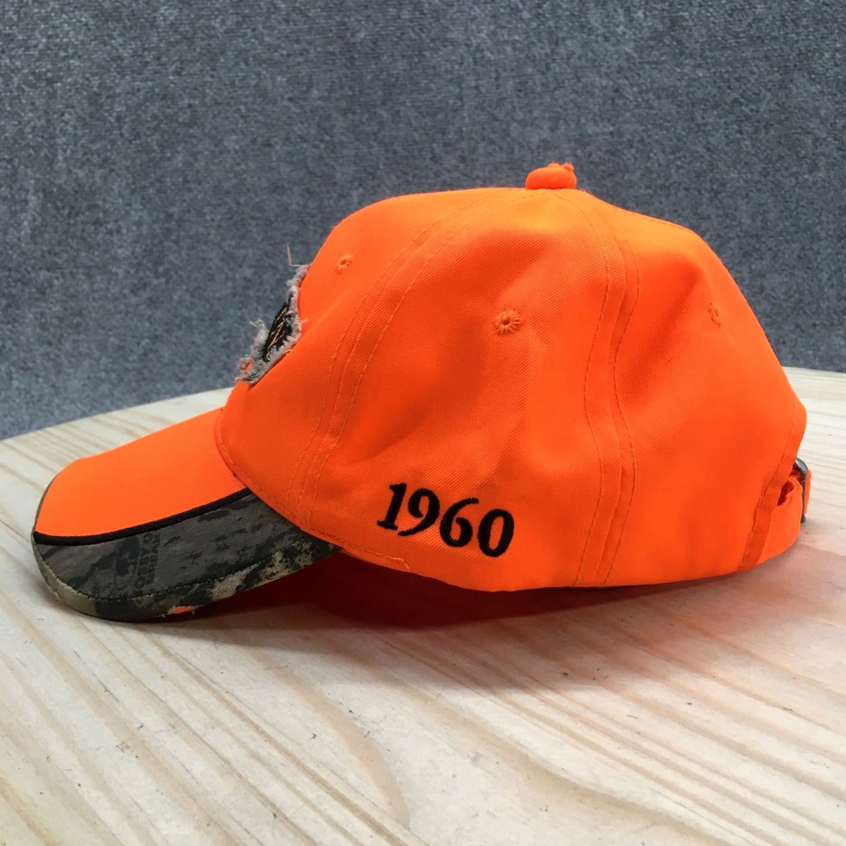 Vintage Gander Mtn Baseball Cap Hat One Size Orange Embroidered Adjustable 1960 Mens Size ONE SIZE - 4 Thumbnail