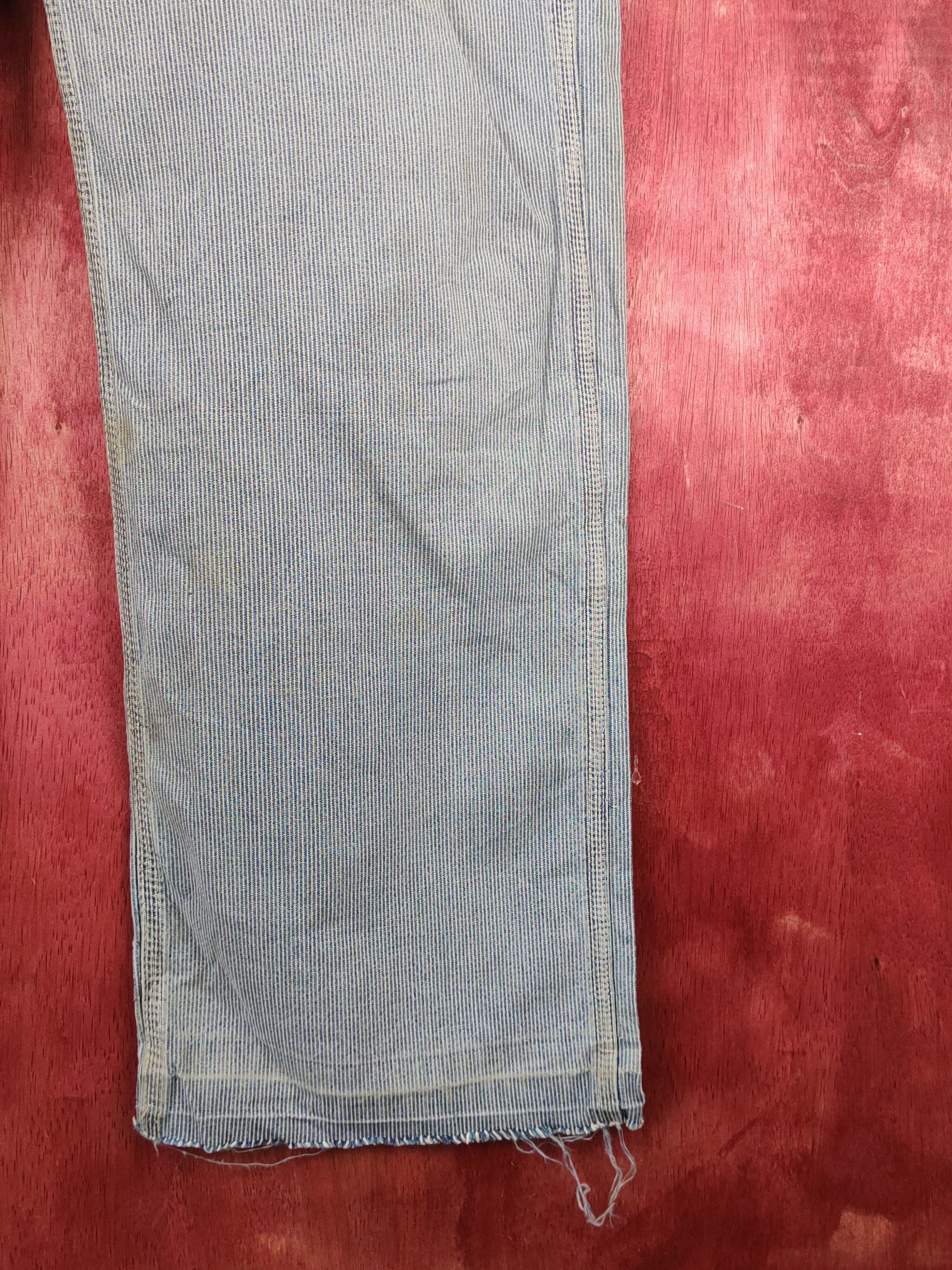 Vintage Lee Blue Faded stripe vintage painter Cargo Pants #S1711 Size US 32 / EU 48 - 6 Thumbnail
