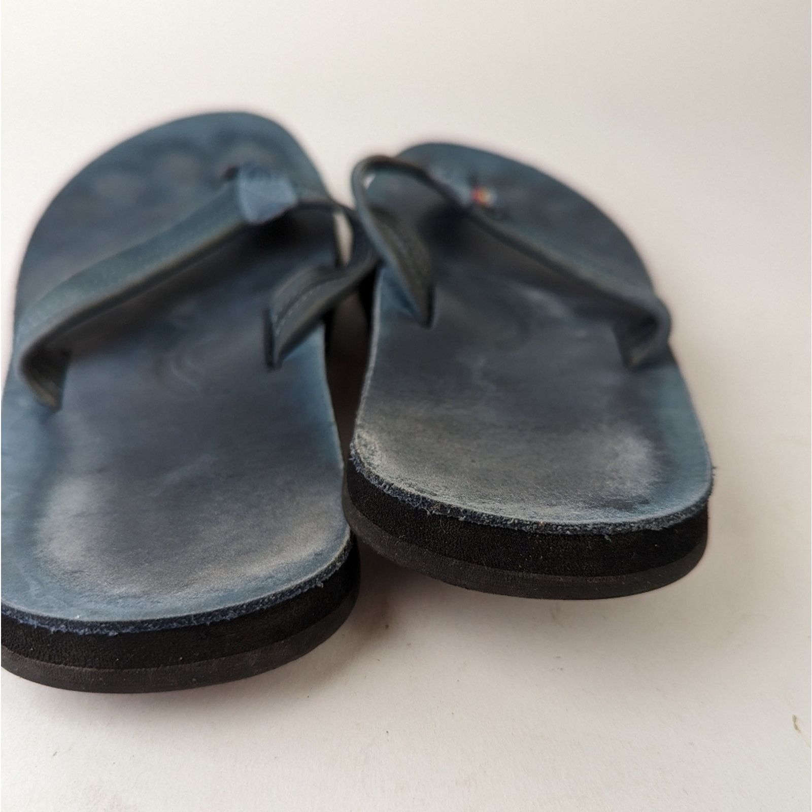 Rainbow Rainbow Classic Leather Sandals Blue Size US 8 / IT 38 - 2 Thumbnail