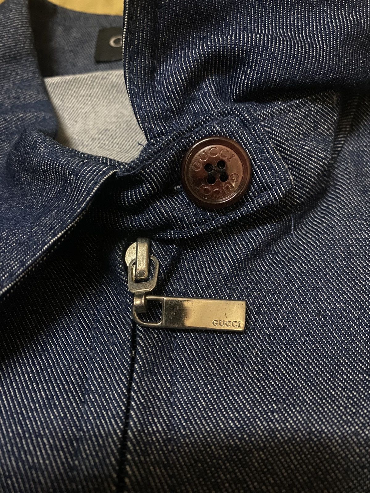 Gucci Gucci Double Pocket Pullover Zipper Denim Jacket Size XS / US 0-2 / IT 36-38 - 8 Thumbnail