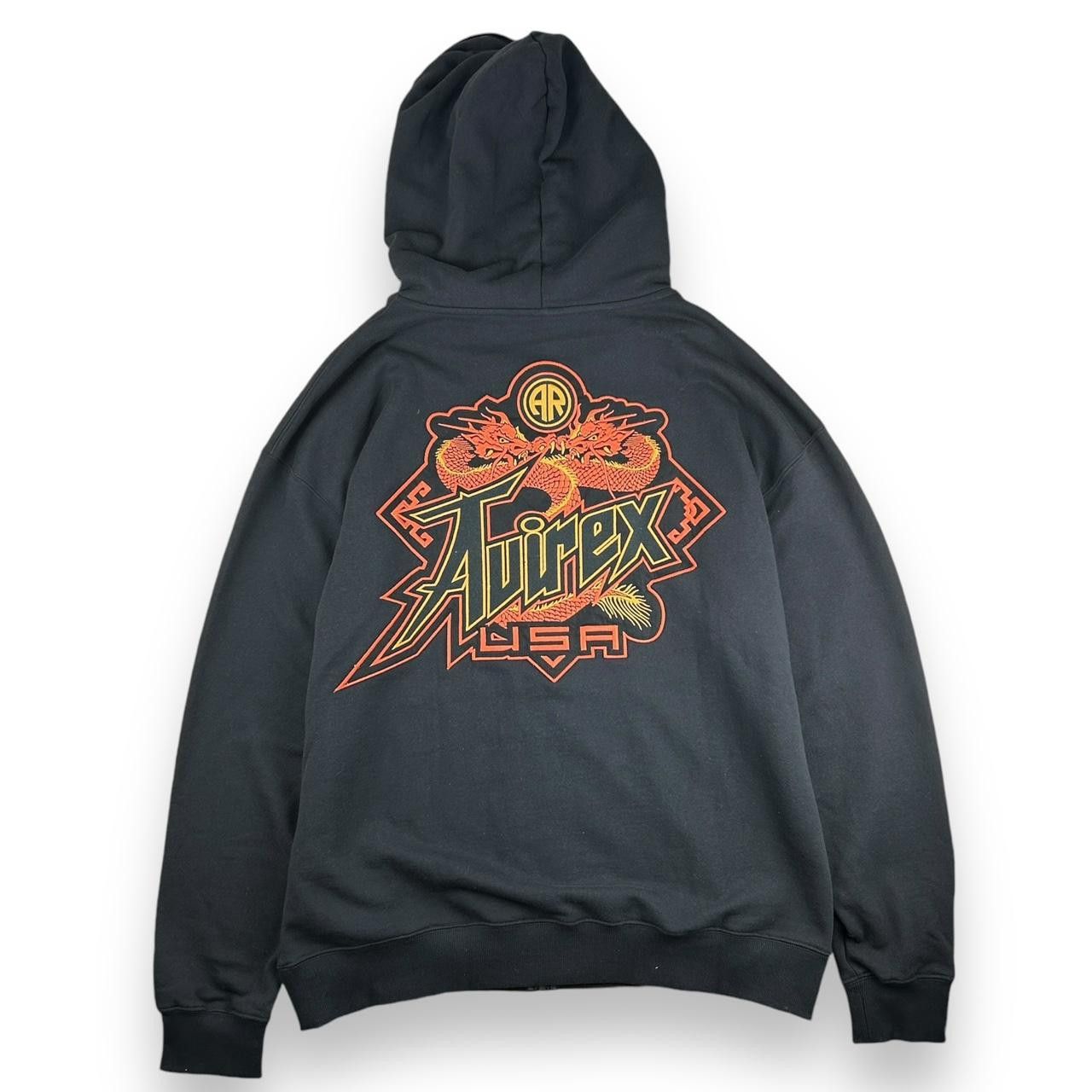 Avirex Avirex Black Dragon Embroidered Zipped Hoodie Size US XXL / EU 58 / 5 - 1 Thumbnail