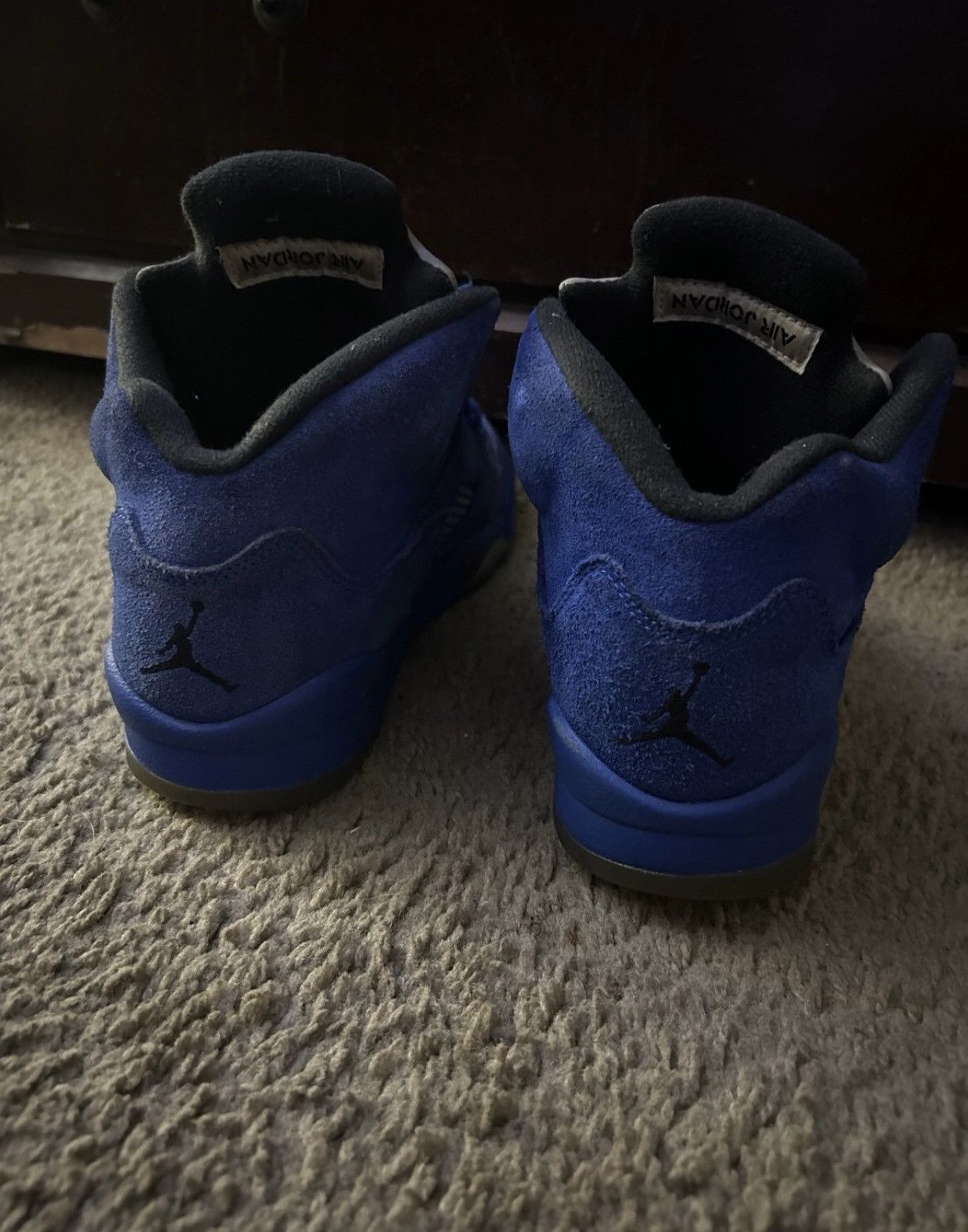 Jordan Brand Air Jordan 5 Blue Suede Size US 6.5 / EU 39-40 - 3 Thumbnail