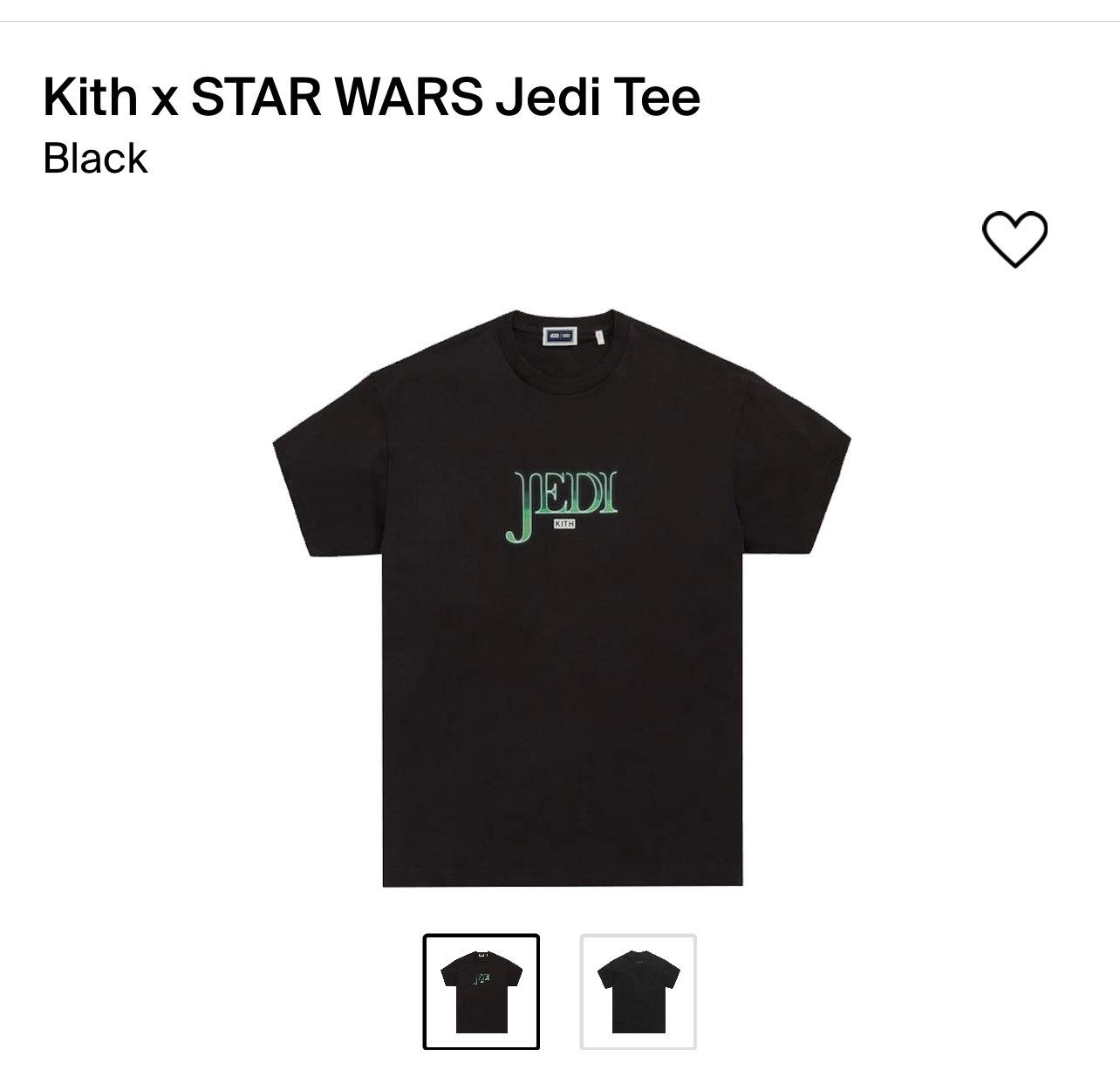 Kith KITH X STAR WARS Jedi Tee Size Large Size US L / EU 52-54 / 3 - 4 Thumbnail