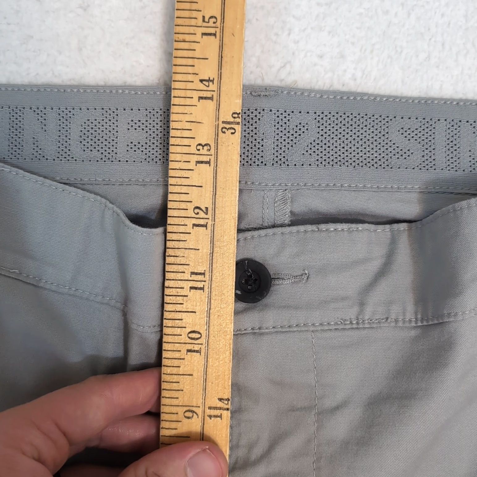 Vintage VINTAGE LL Bean Pants Mens 36X34 Grey Classic Fit Chino Zip Pockets Nylon Stretchy Size US 36 / EU 52 - 5 Thumbnail
