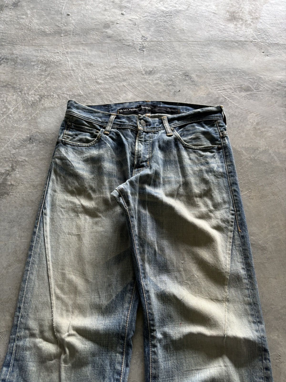If Six Was Nine vintage blue way luxe japanese jeans sand faded rusty style Size US 32 / EU 48 - 2 Thumbnail