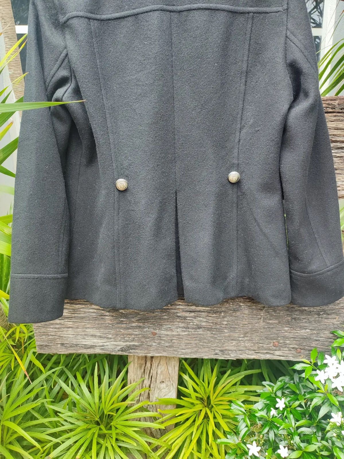 Michel Klein a.v.v Michel Klein Paris Wool Pea Coat (Vintage, Size 36R) Size M / US 6-8 / IT 42-44 - 12 Thumbnail