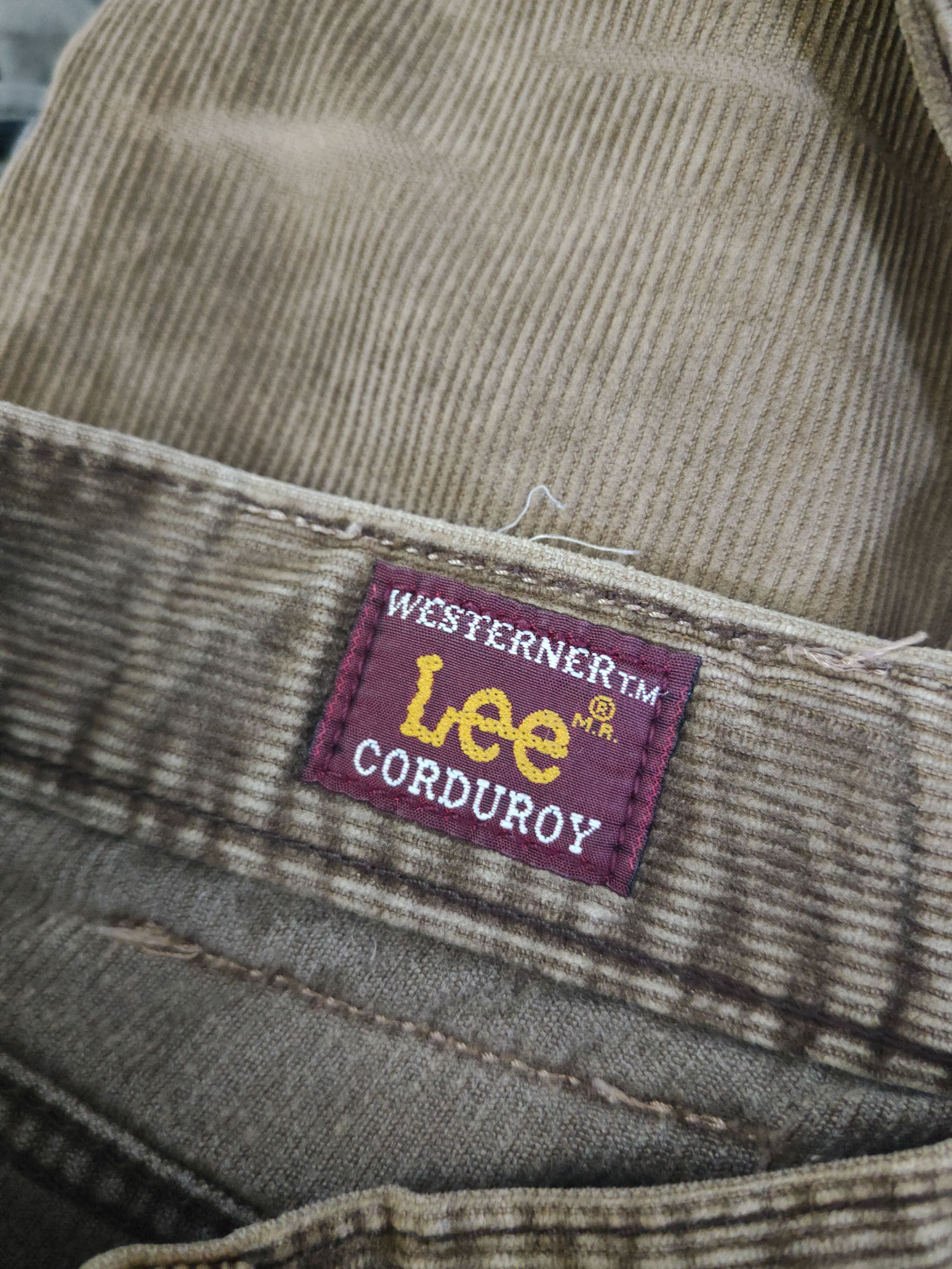 Lee DL Lee Brown Multipocket Corduroy Pants #sp46-257T Size US 31 - 17 Thumbnail