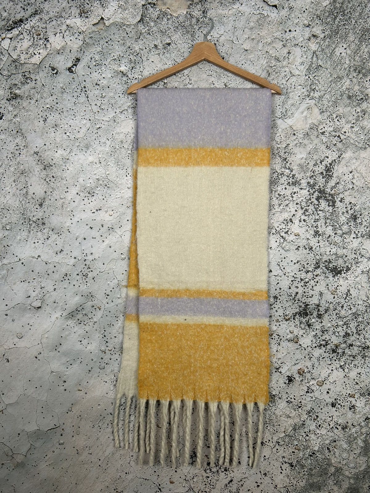 Vintage Vintage Viscose Big Scarf Avantgarde Streetwear Designer Size ONE SIZE - 5 Thumbnail