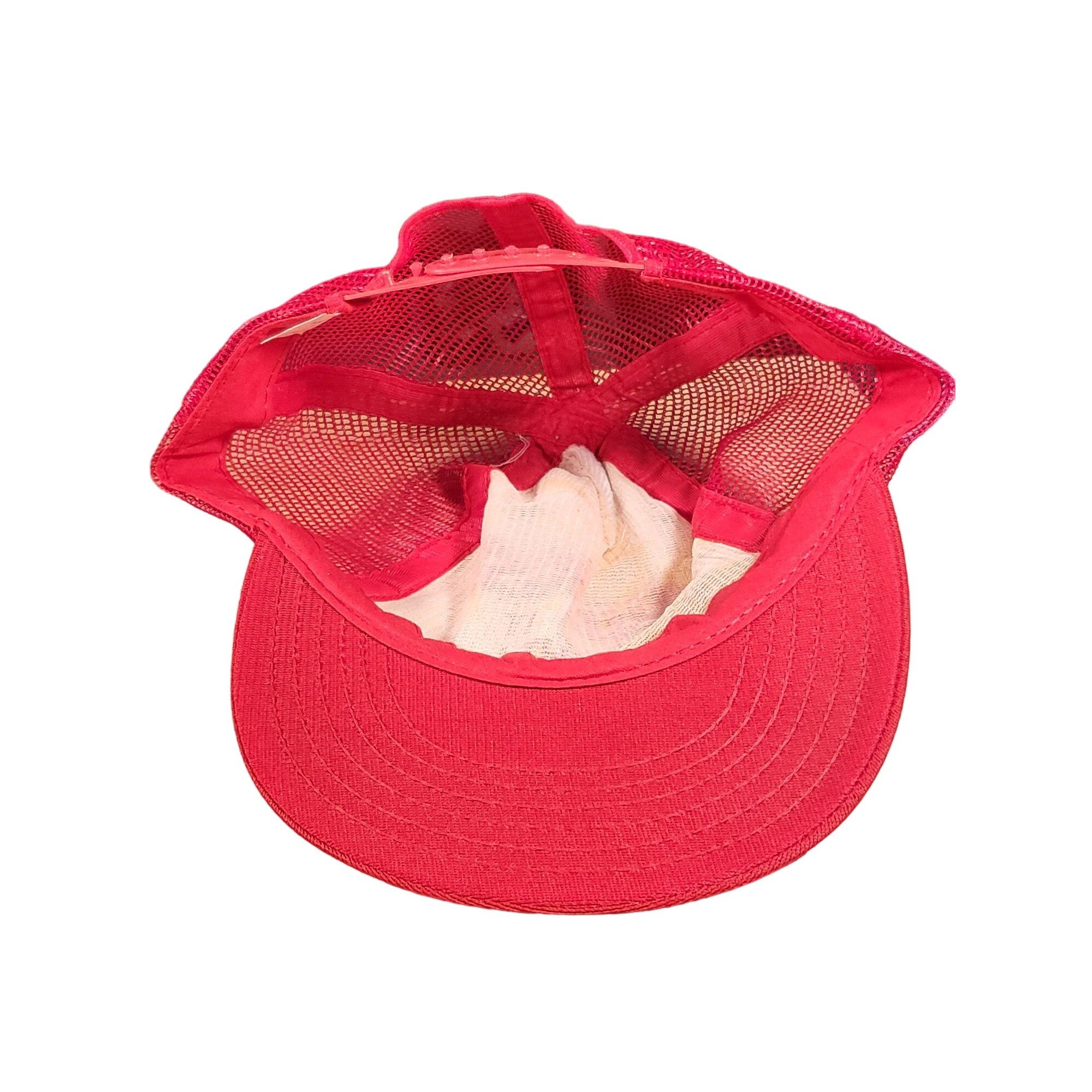 Vintage Vintage Continental Airlines Wings Trucker Snapback Hat Red Size ONE SIZE - 5 Thumbnail