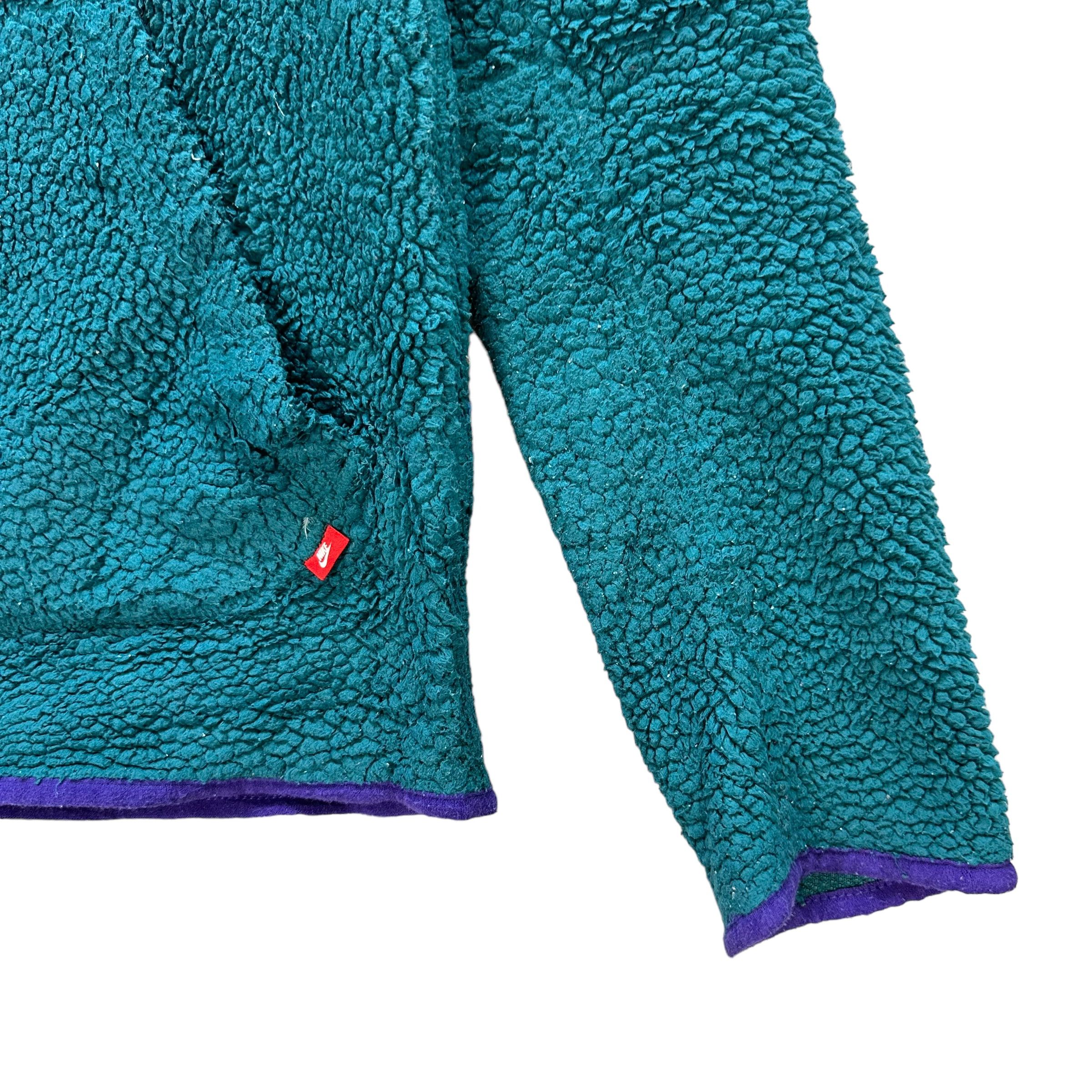 Nike Nike Green Deep Pile Fleece Zipper Hoodies #A2-0052 Size US S / EU 44-46 / 1 - 6 Thumbnail