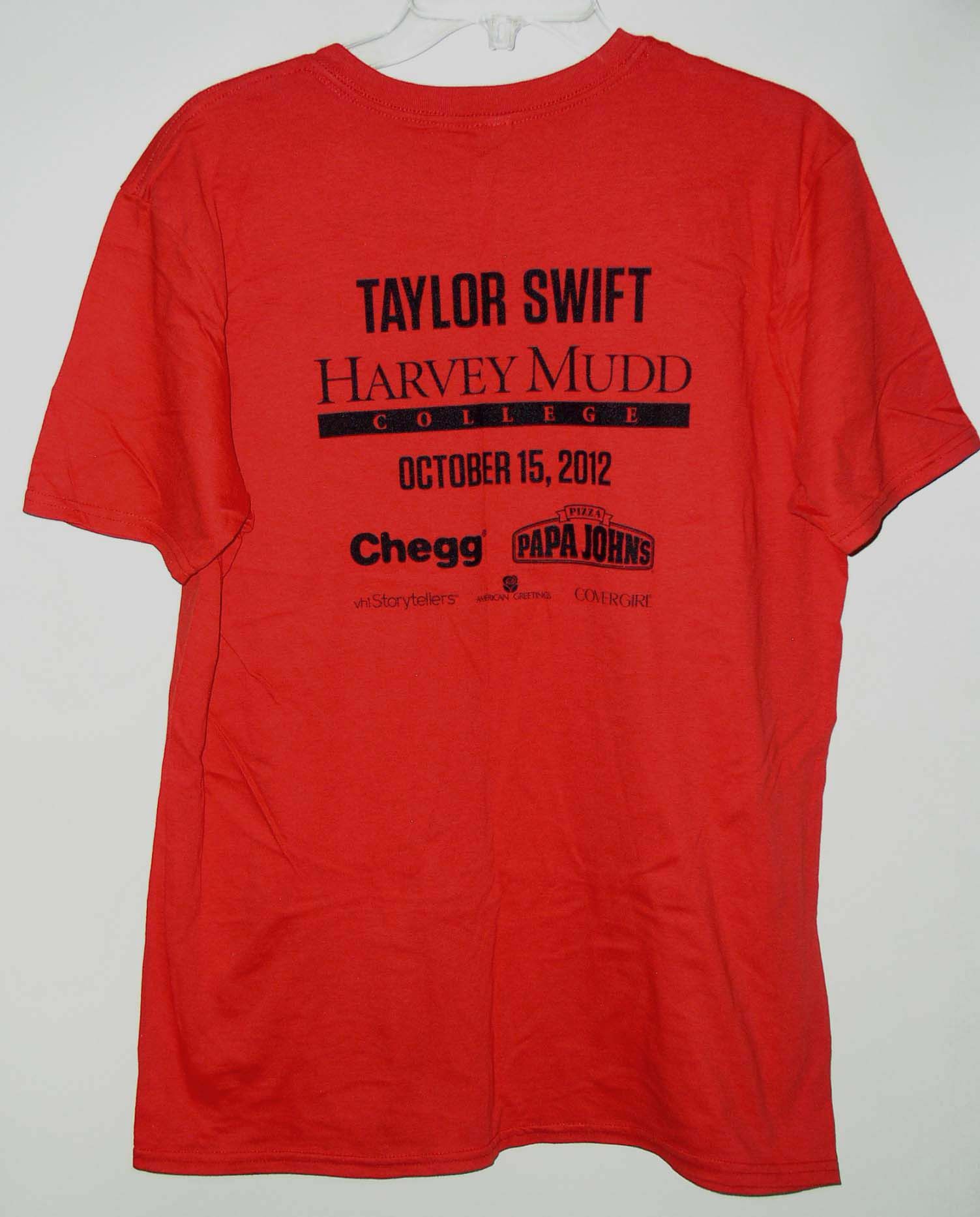 Gildan Taylor Swift Storytellers Concert Shirt 2012 Harvey Mudd Size US L / EU 52-54 / 3 - 2 Thumbnail