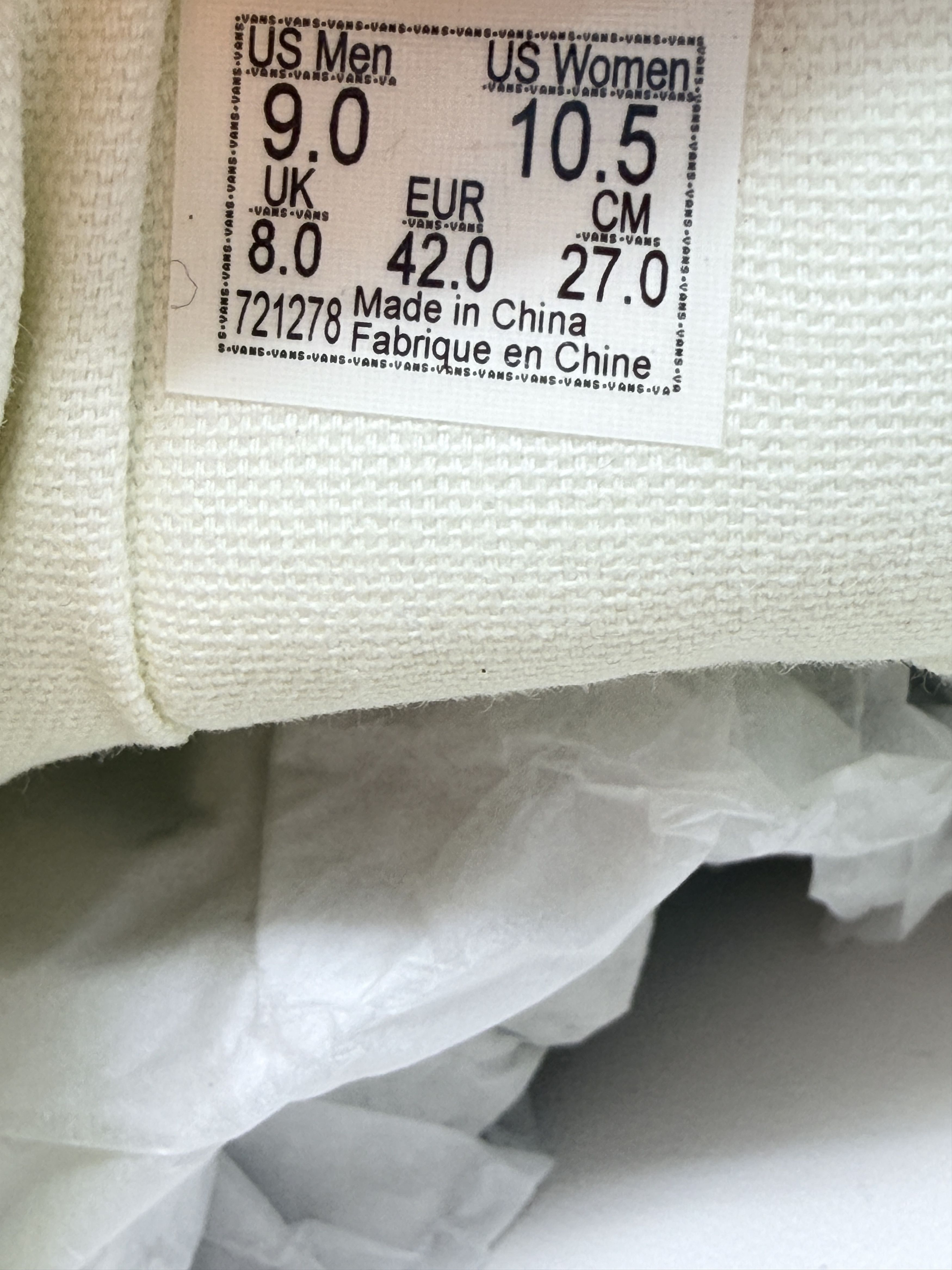Vans Vans Old Skool 36 Pearlized White Marshmallow Size US 9 / EU 42 - 8 Thumbnail