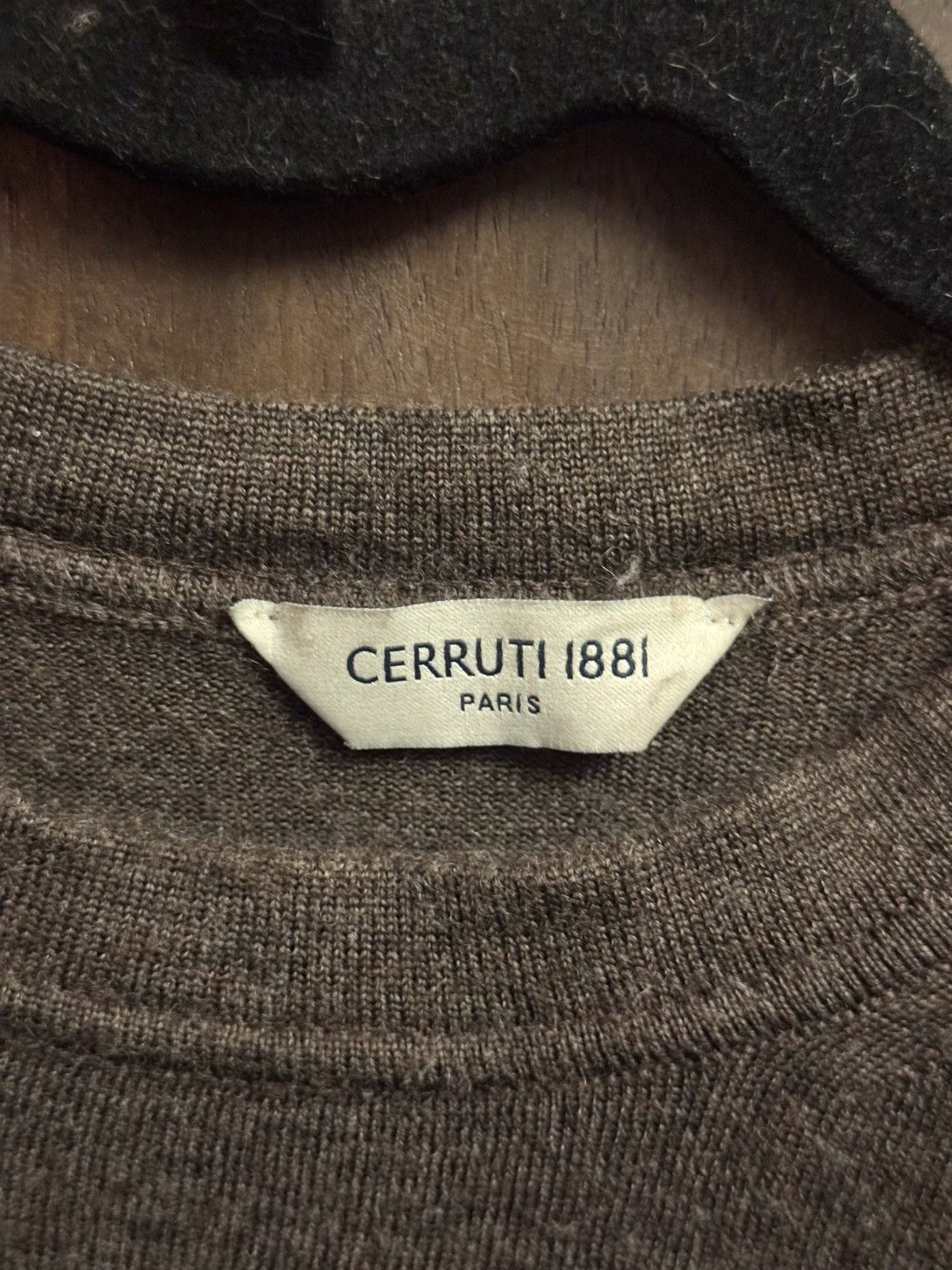 Cerruti 1881 Cerruti 1881 brown wool sweater S Size US S / EU 44-46 / 1 - 2 Thumbnail