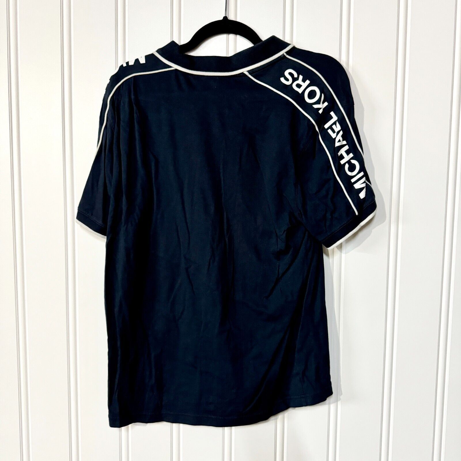 Michael Kors Michael Michael Kors Polo Size Medium Cotton Collared Navy Size US M / EU 48-50 / 2 - 3 Thumbnail