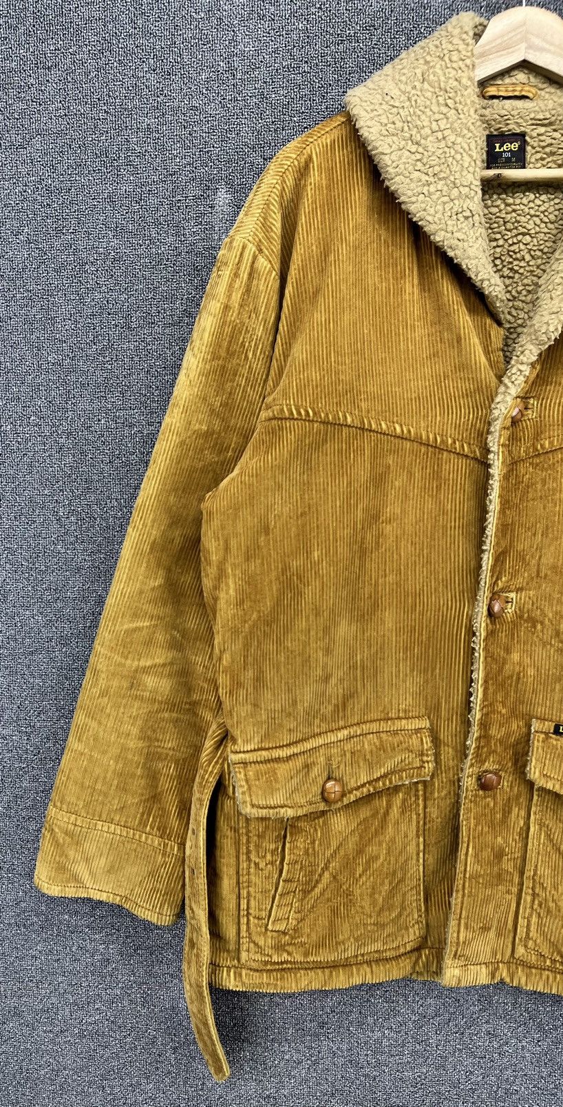 Lee Vintage Lee Corduroy Sherpa Trench Coat Jacket Size US M / EU 48-50 / 2 - 3 Thumbnail