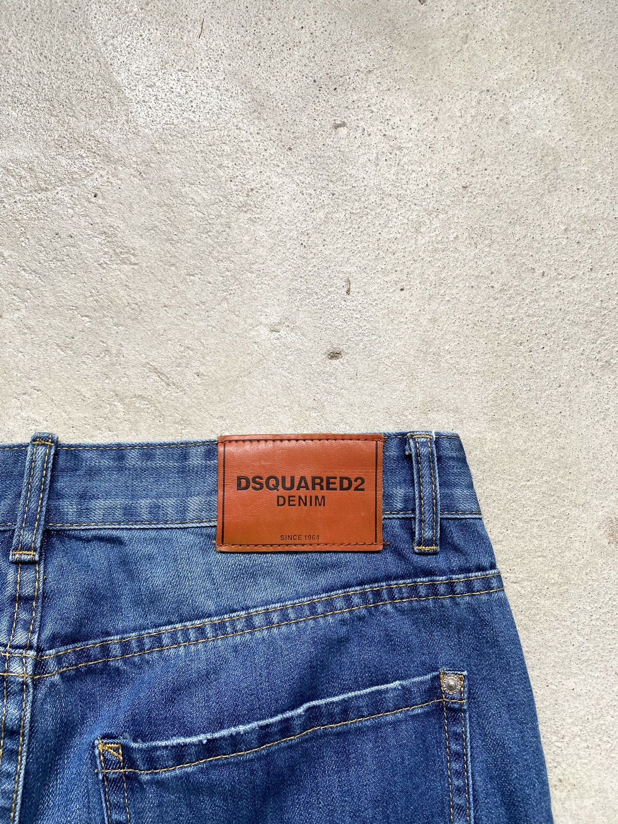 Dsquared2 Vintage Dsquared2 Distressed Patchwork Denim Pants Size US 34 / EU 50 - 16 Thumbnail