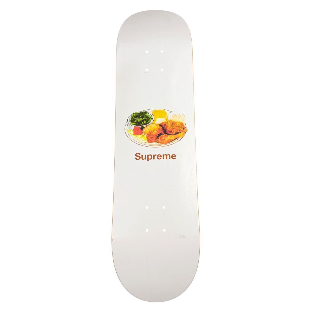 Supreme Supreme Chicken Dinner Skateboard Deck White (SS18) OG Rare Size ONE SIZE - 1 Thumbnail