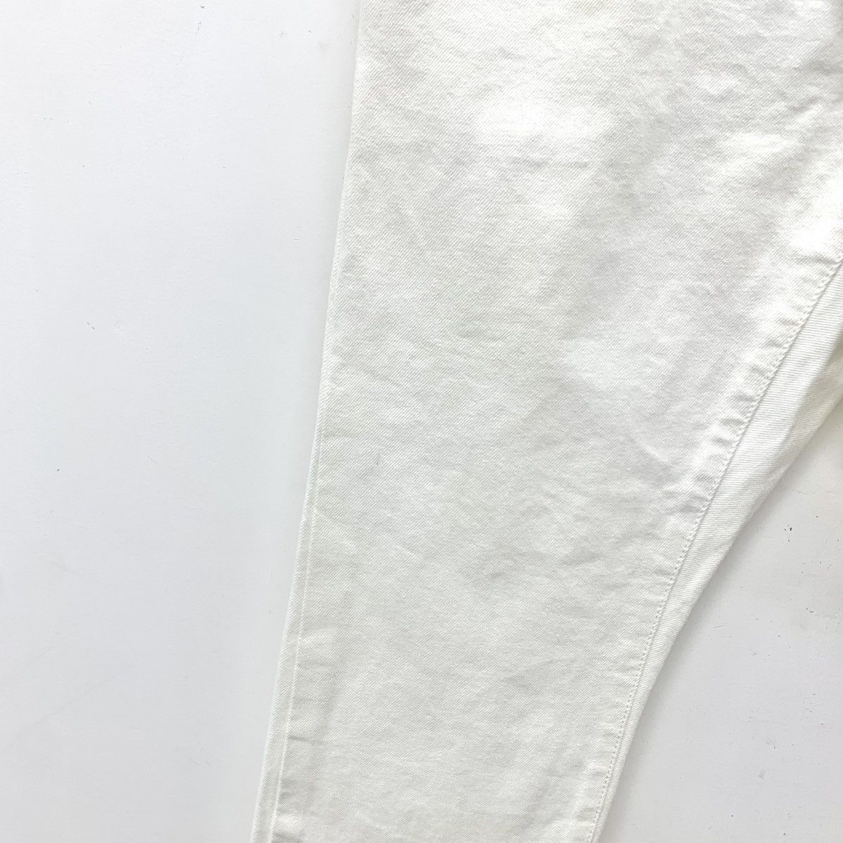 Dior Dior White Logo Badge Embroidered Cotton Casual Pants K26WX Size 25" / US 0 / IT 36 - 4 Thumbnail