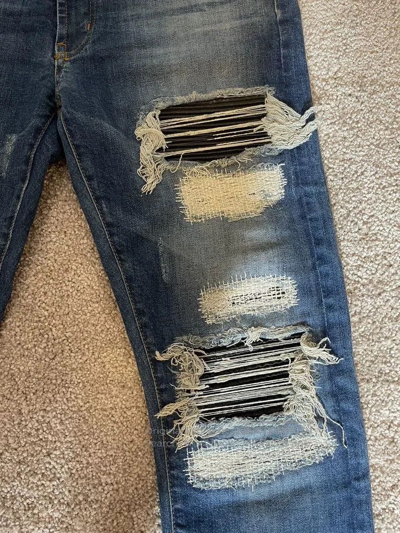 Amiri Amiri Distressed Denim Jeans Early. Size US 32 / EU 48 - 2 Thumbnail