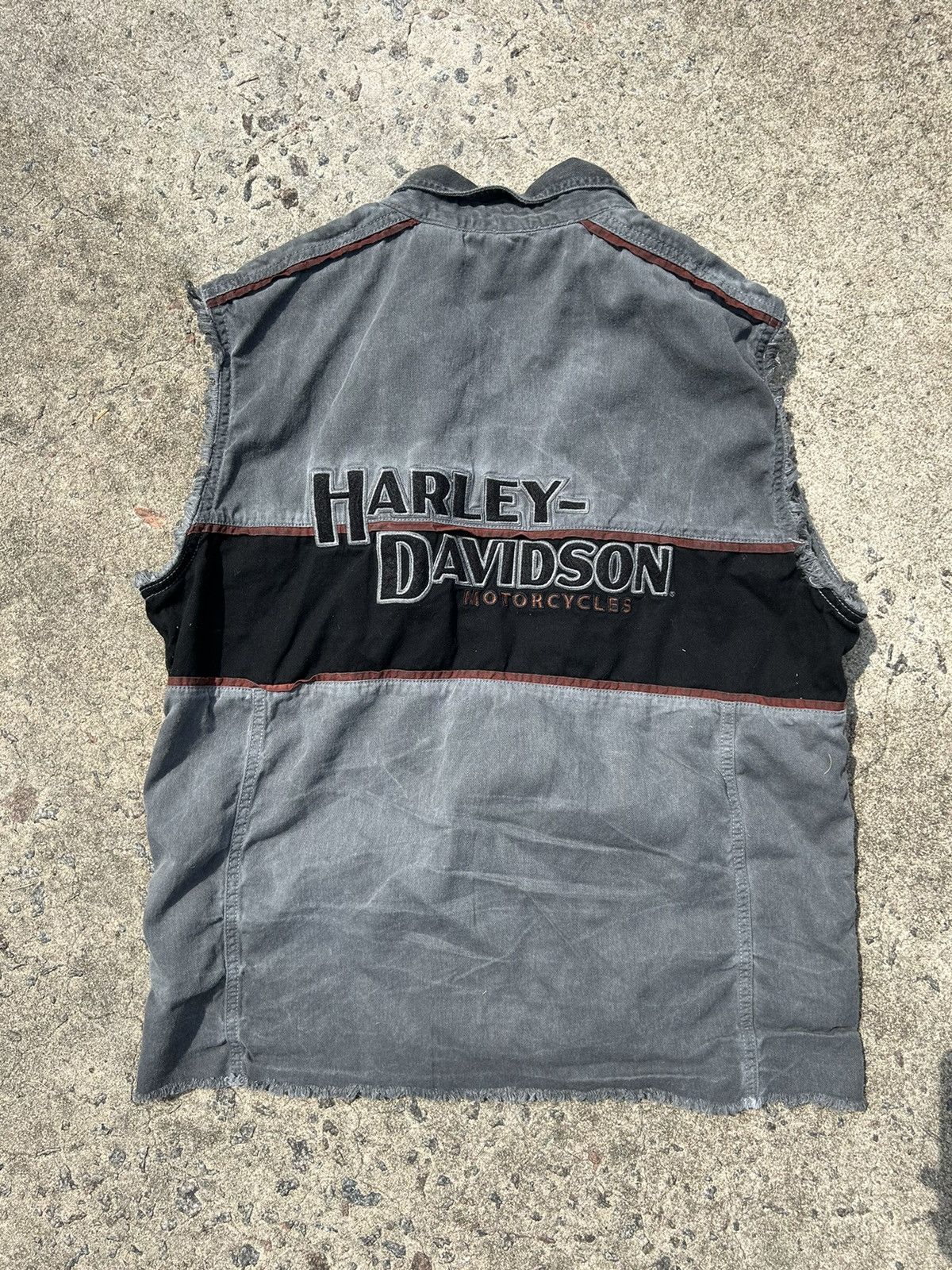 Harley Davidson Harley Davidson Button Up Vest Size US M / EU 48-50 / 2 - 1 Thumbnail