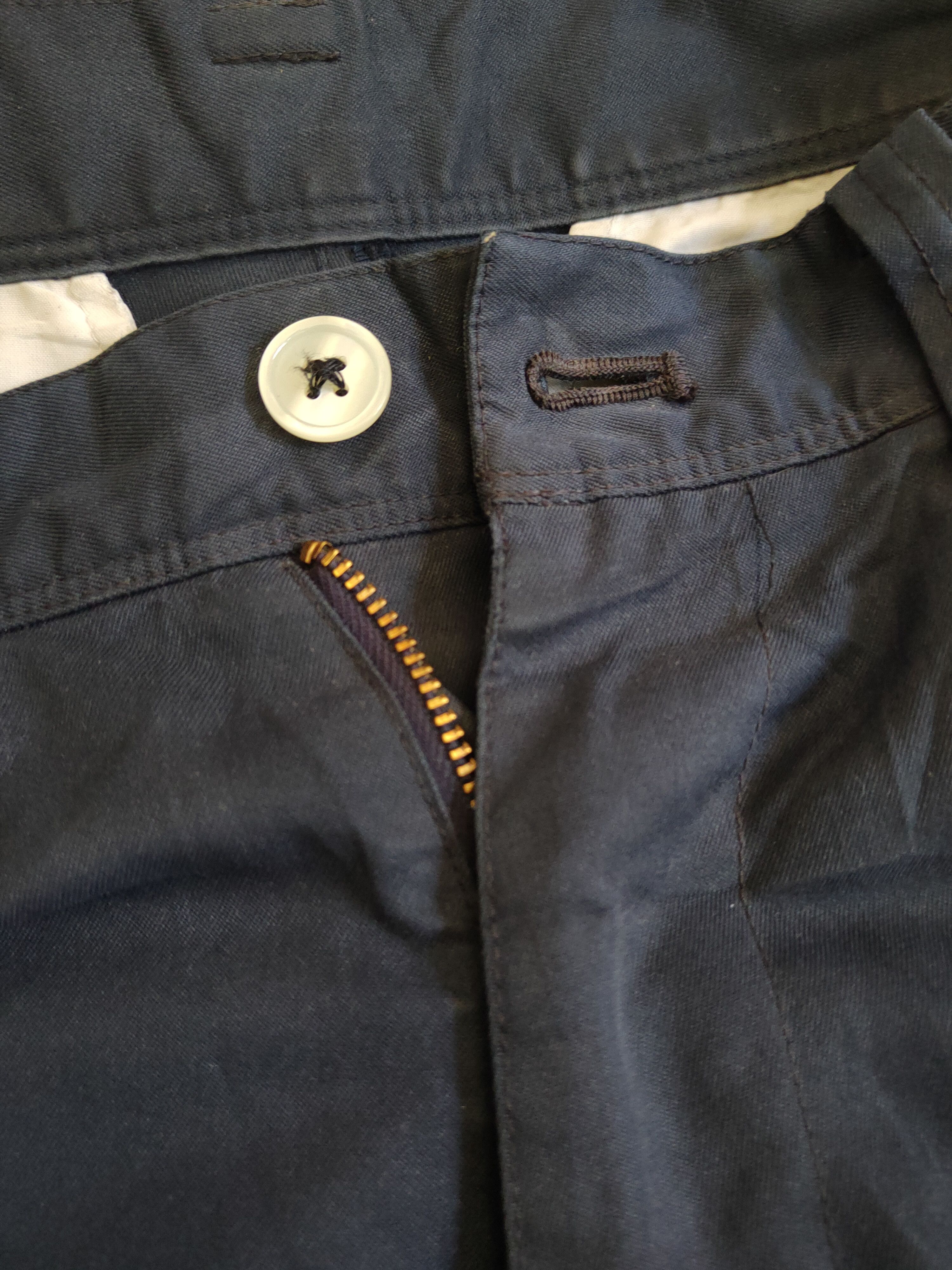 Japanese Brand Burtle Dark Blue Multipocket Tactical Cargo Pants #S2487 Size US 30 / EU 46 - 13 Thumbnail