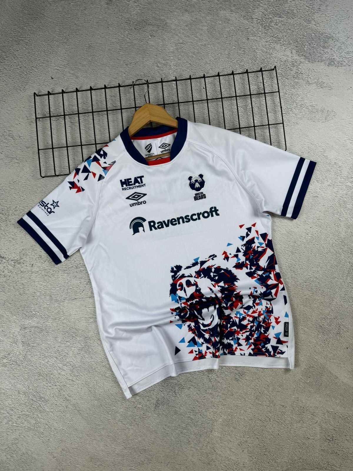 Umbro × Vintage Bristol Bears Rugby Away Cup Shirt 2021/22 Umbro Pro GPS top Size US L / EU 52-54 / 3 - 1 Thumbnail
