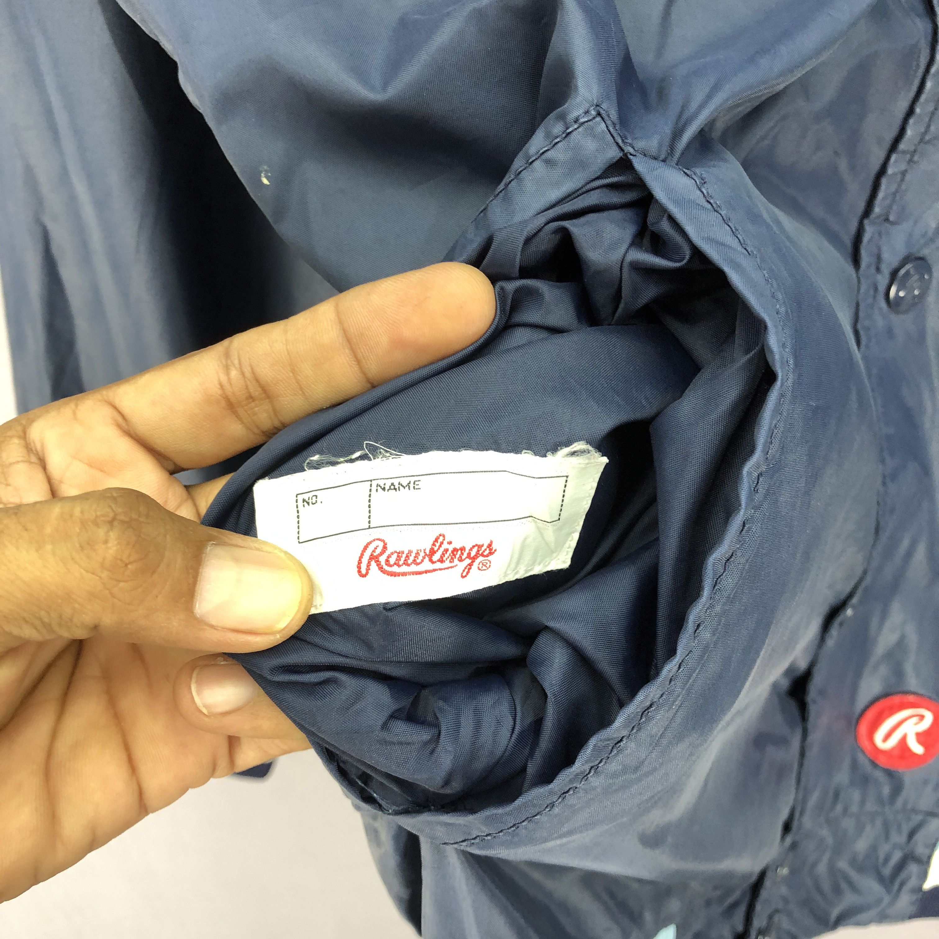 Asics × Vintage Vintage Rawlings by Asics Nylon Reversible Baseball Jackets Size US M / EU 48-50 / 2 - 9 Thumbnail