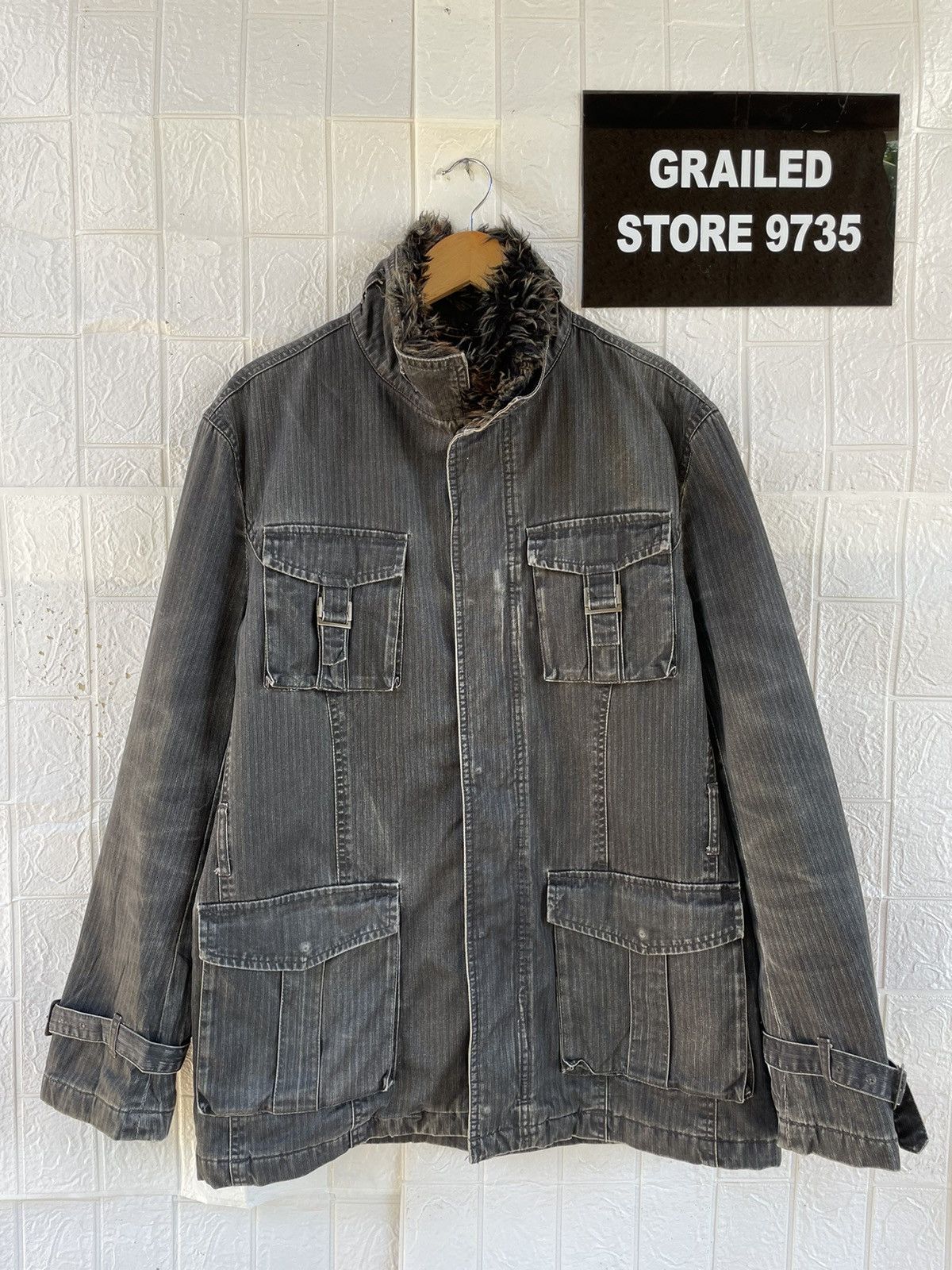 Japanese Brand Spinalh 6 Pocket Jacket