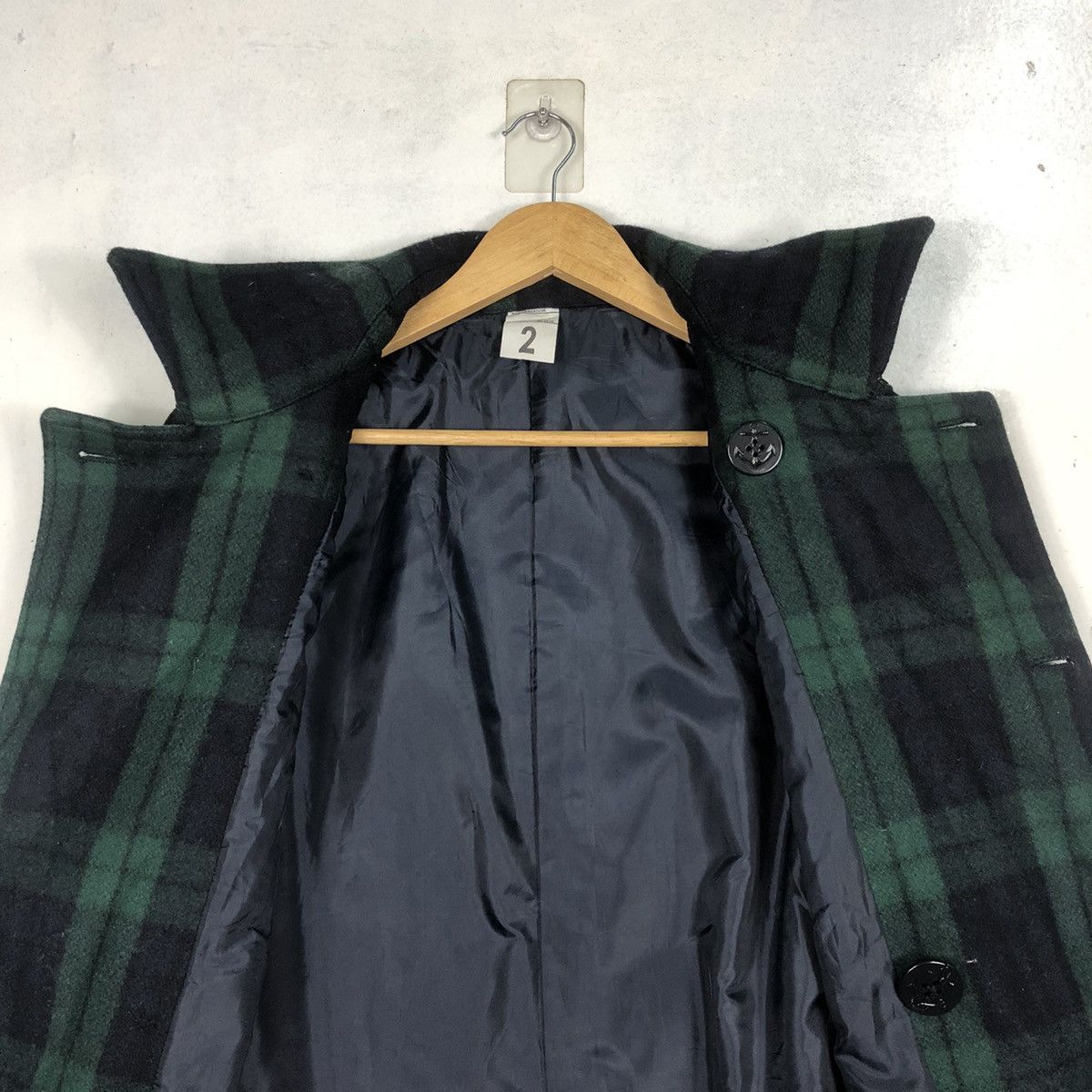 Japanese Brand TARTAN DUFFLE COAT Size M / US 6-8 / IT 42-44 - 12 Thumbnail
