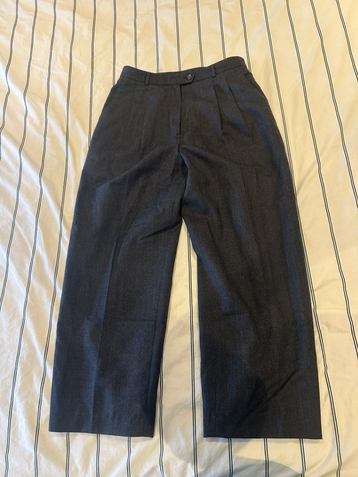 Lands' End Wool Landsend pleated Suitpants Size 28" / US 6 / IT 42 - 1 Thumbnail