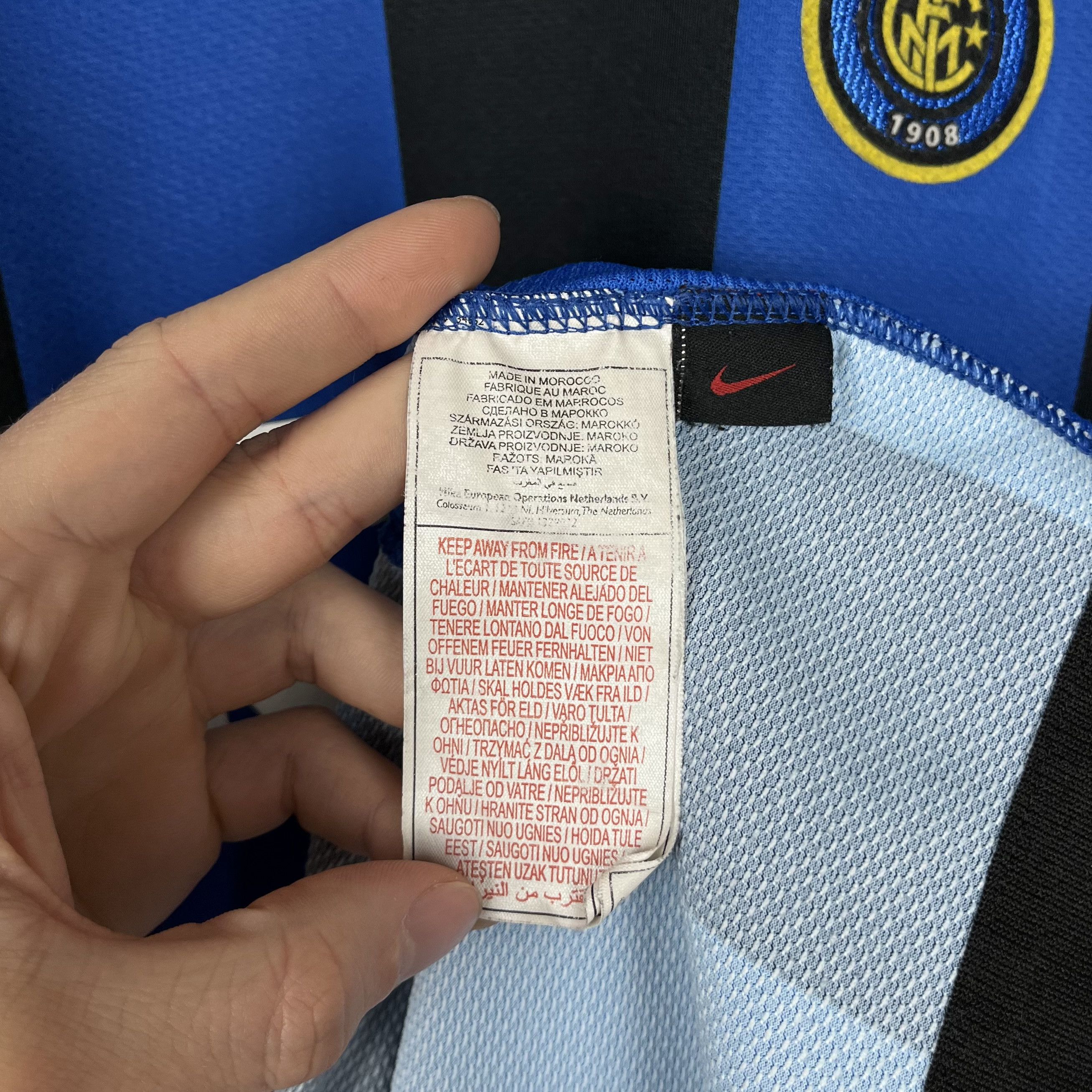 Nike Vintage Nike Inter Milan Home Soccer Jersey 2006/2007 Size US L / EU 52-54 / 3 - 10 Thumbnail