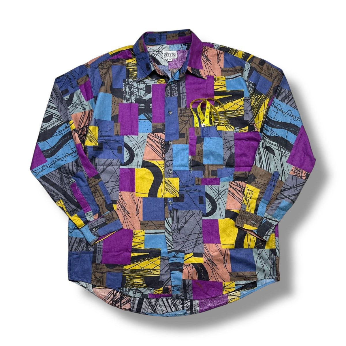 Gianfranco Ferre Luxury Style multicolour ruffini italy button ups shirt Size US M / EU 48-50 / 2 - 2 Thumbnail