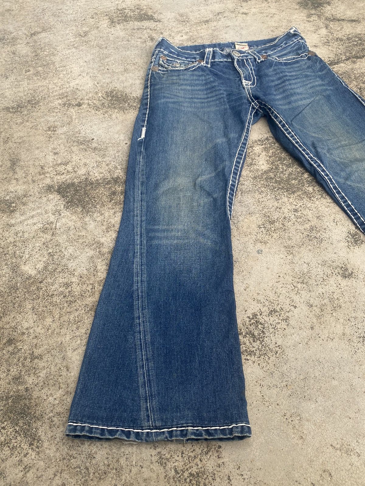 If Six Was Nine × Japanese Brand × True Religion Flare Jeans True Rerigion Size US 33 - 1 Thumbnail