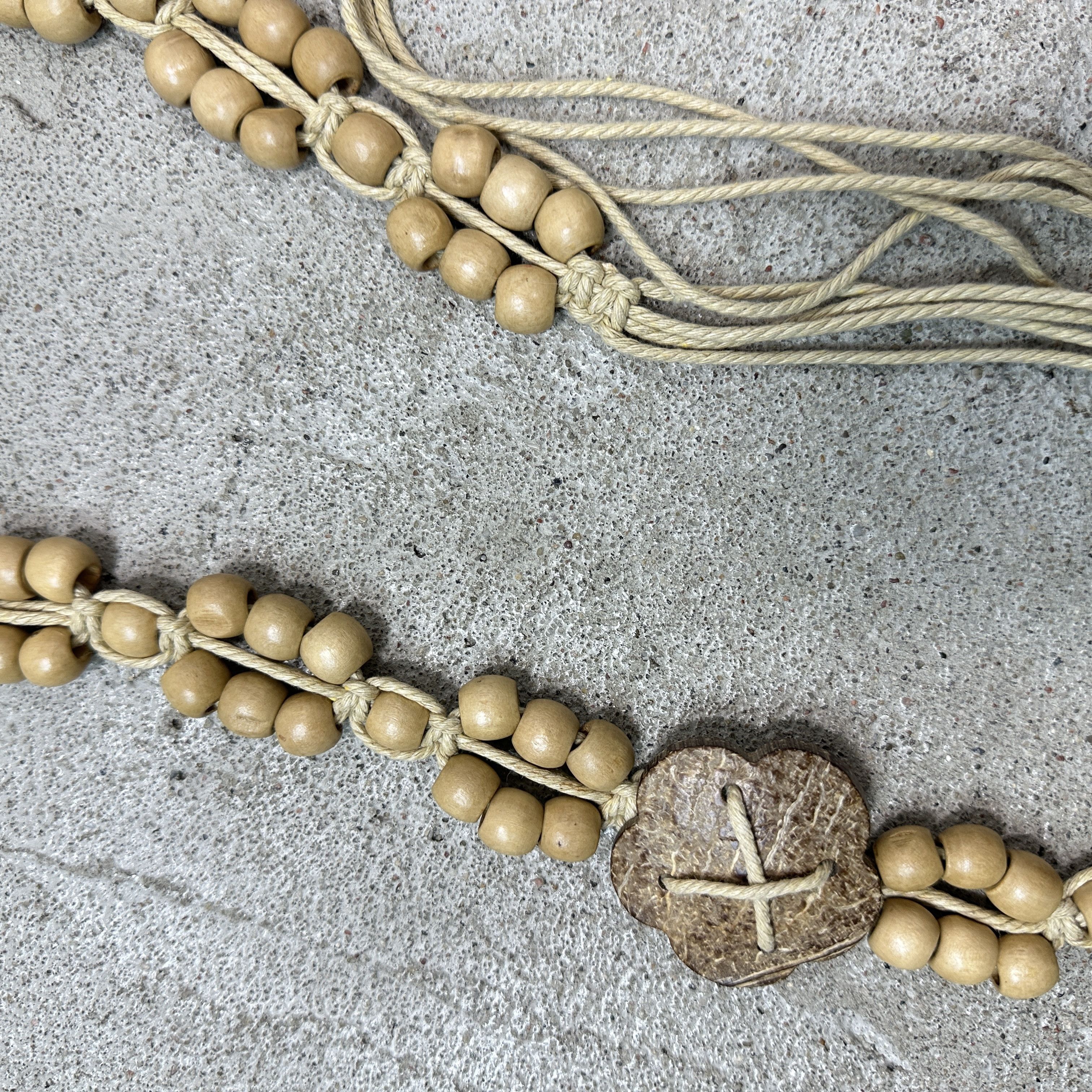 Vintage Vintage Wooden Braided Belt Y2K Size ONE SIZE - 3 Thumbnail