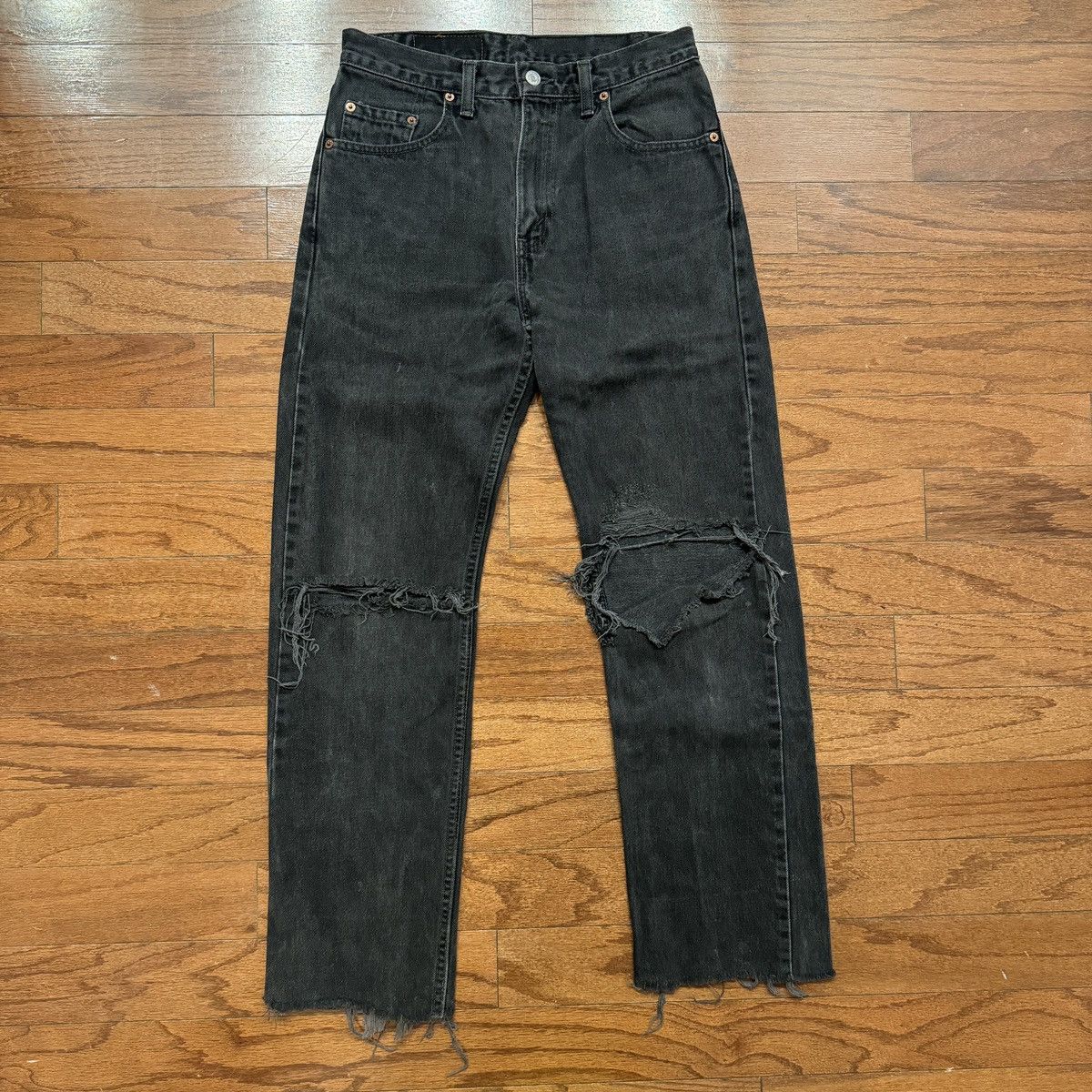 Levi's Levi’s 505 /Black Made in CANADA / W30 Size US 30 / EU 46 - 2 Thumbnail