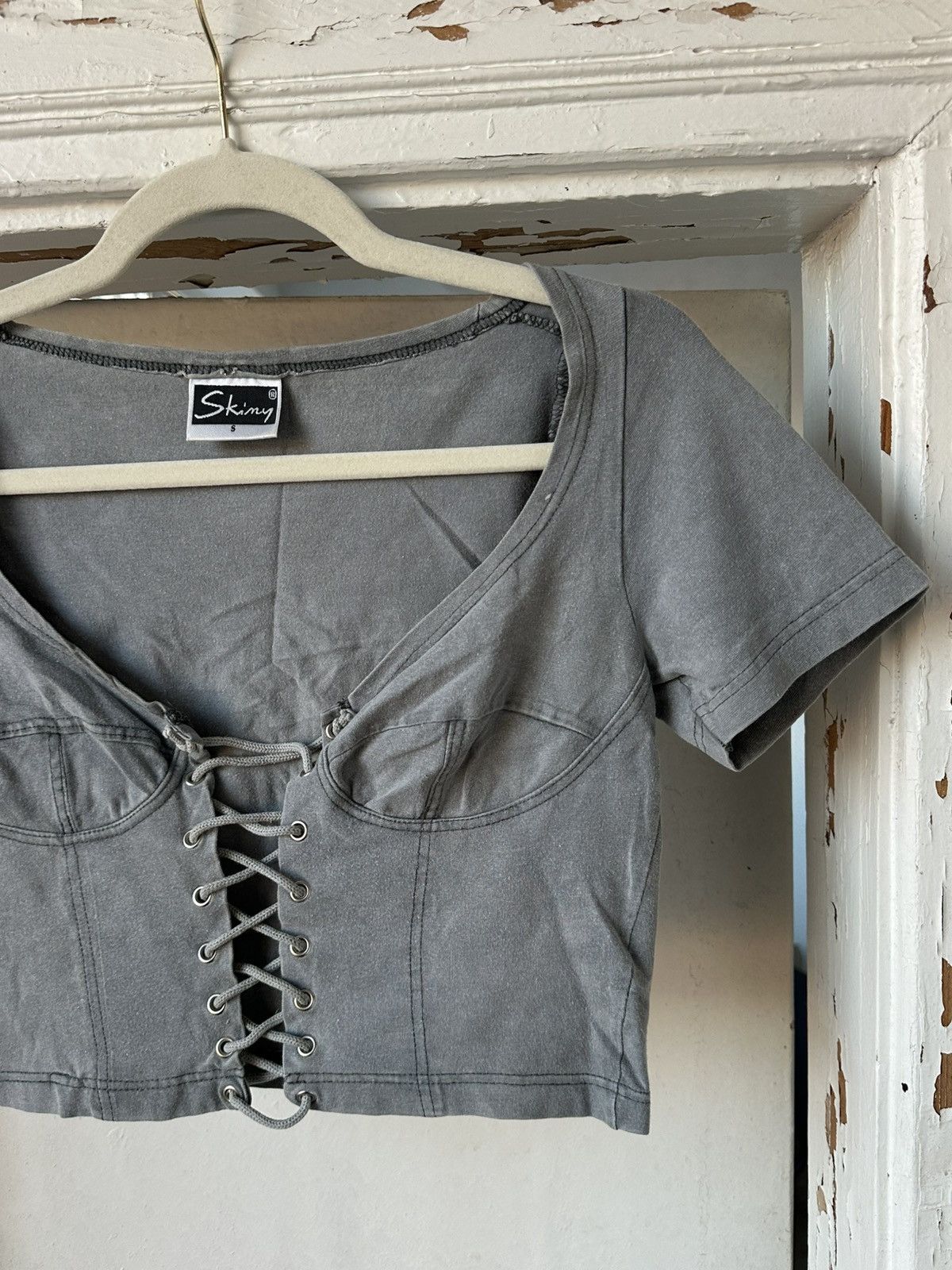 Vintage Vintage Short Sleeve Cropp Top Size S / US 4 / IT 40 - 3 Thumbnail