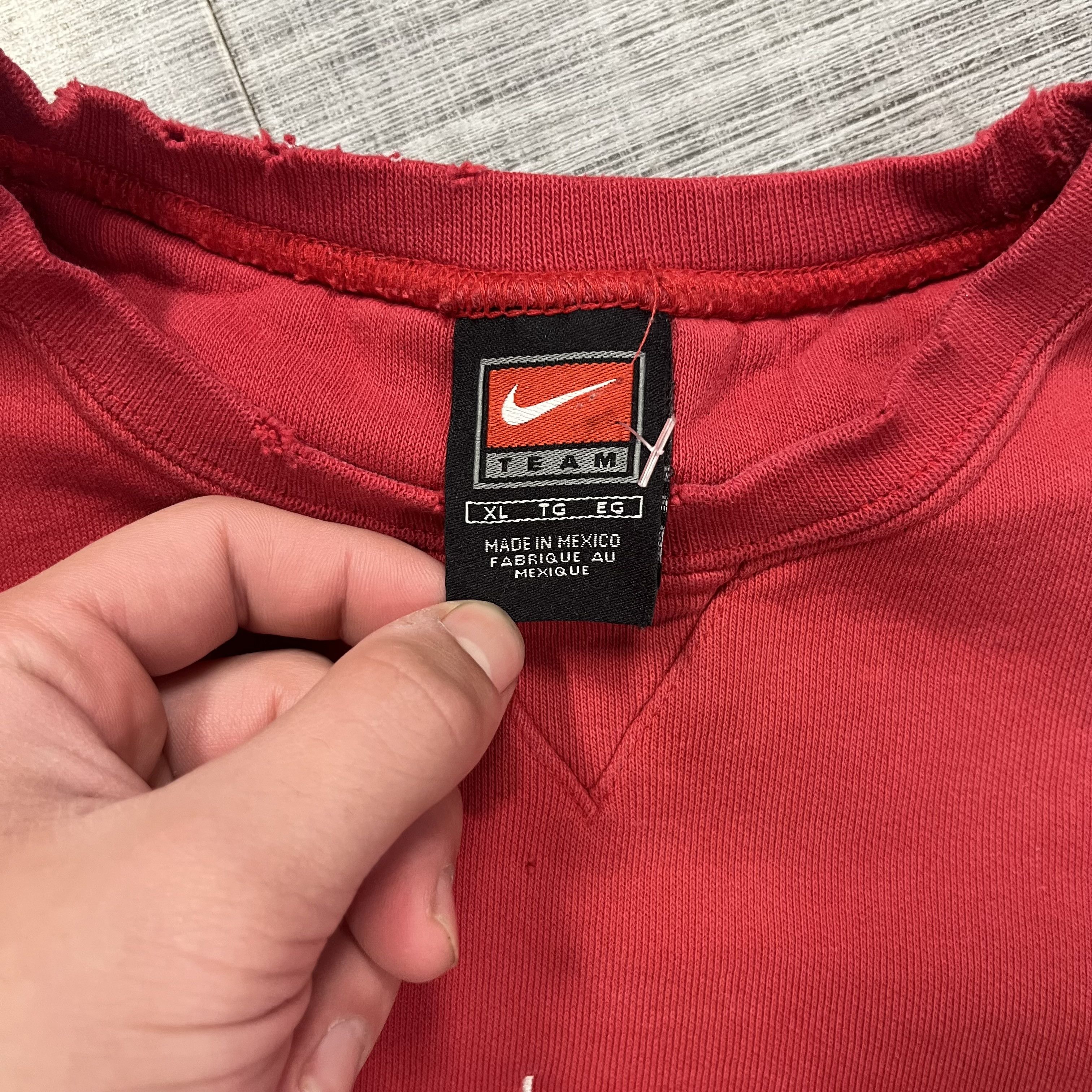 Nike × Nike ACG × Vintage Crazy VTG Y2k Nike Team Crewneck Size US L / EU 52-54 / 3 - 3 Thumbnail