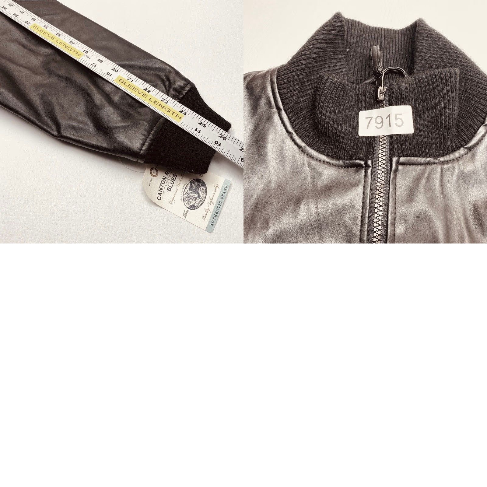 Vintage VINTAGE NWT Canyon River Blues Bomber Jacket Mens XL Black PVC Quilted Pockets Size US XL / EU 56 / 4 - 9 Thumbnail