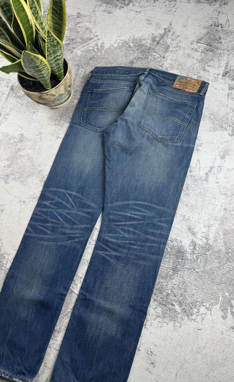 Denim & Supply Ralph Lauren Vintage Denim & Supply 36/32 Ralph Slim Jeans Pants Trousers Size US 36 / EU 52 - 4 Thumbnail