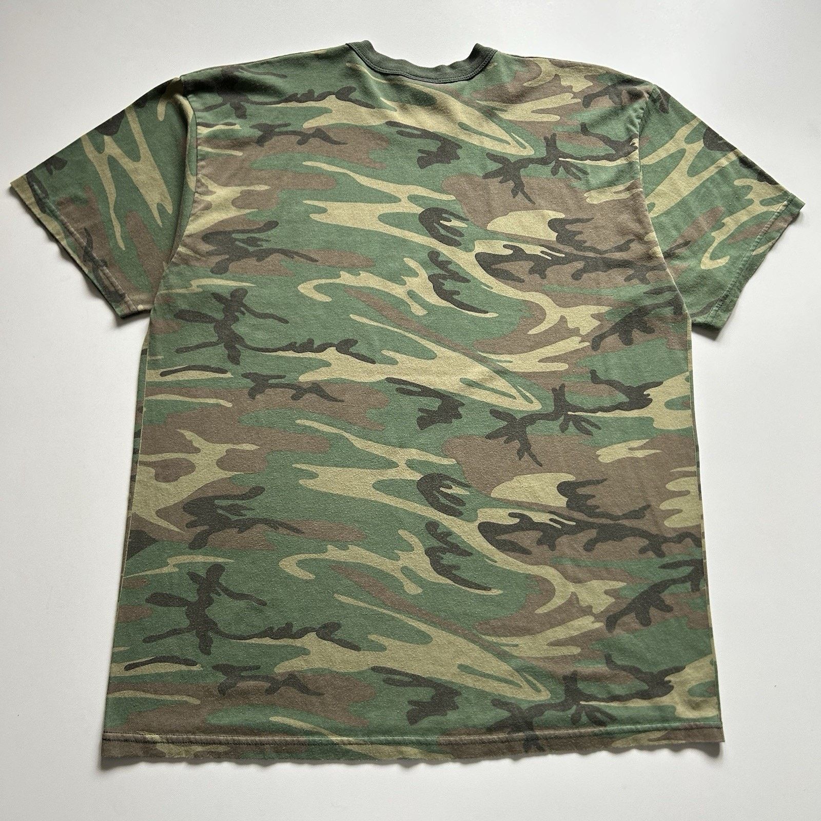 Rothco × Vintage Vintage Jesus Shirt XXL Rothco Woodland Camo Religious Rare Size US XXL / EU 58 / 5 - 4 Thumbnail