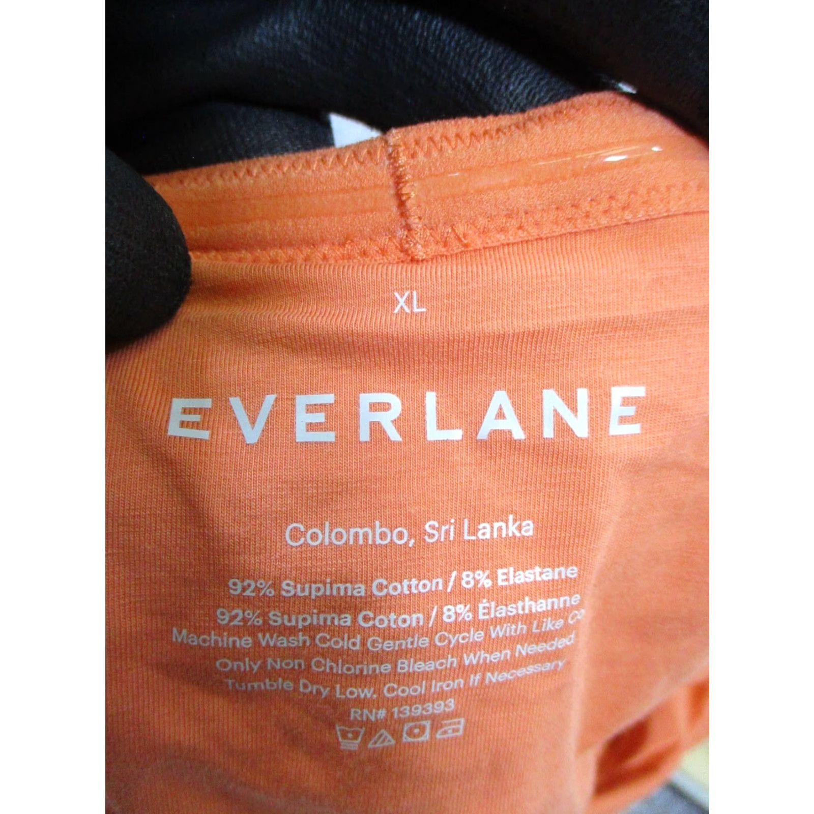 Everlane Everlane Crop Top Womens XL Orange Cotton New Shirt Size XL / US 12-14 / IT 48-50 - 3 Thumbnail