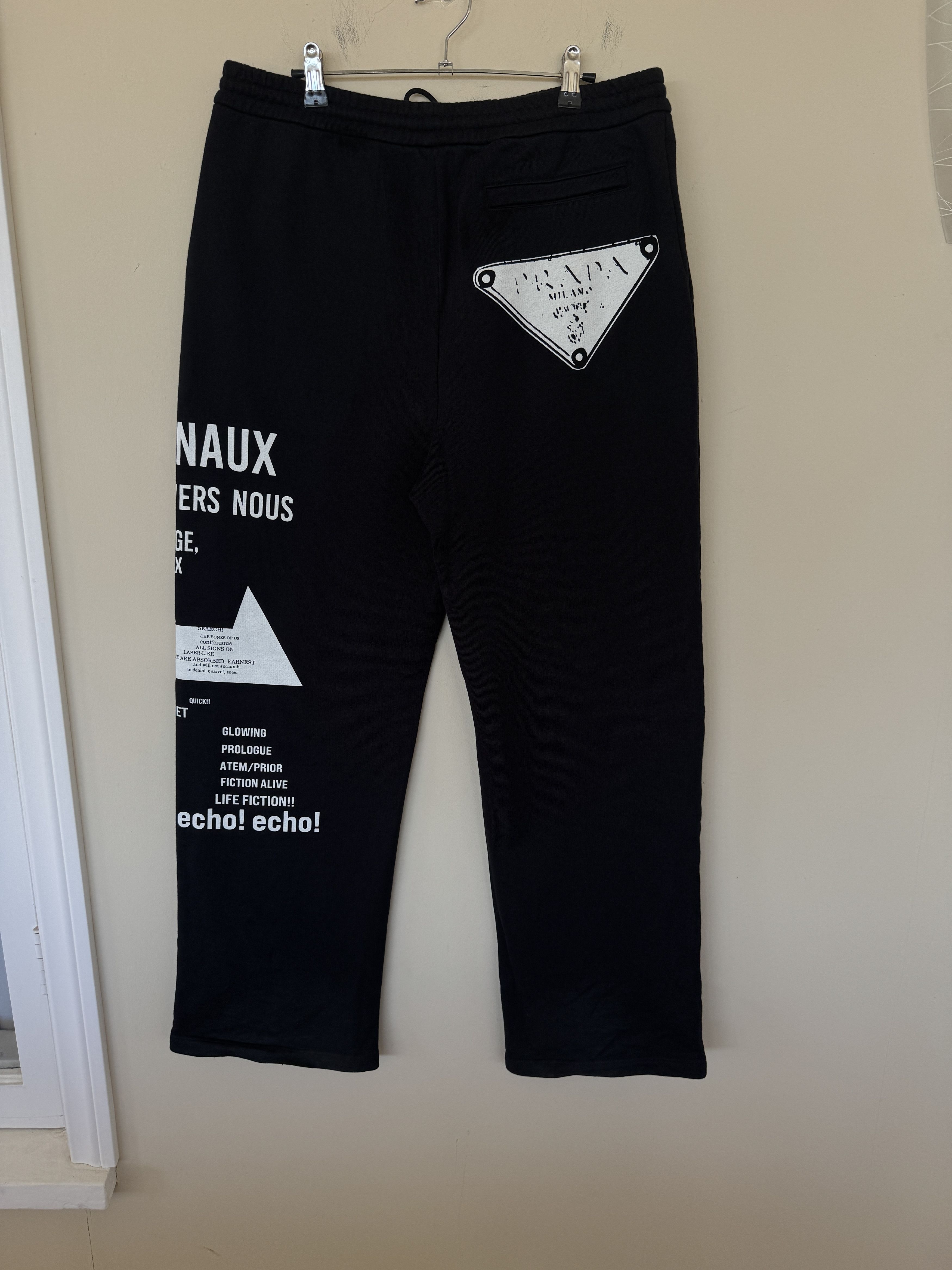 Prada Prada Raf Simons Signaux Sweatpants NWT Size US 34 / EU 50 - 2 Thumbnail