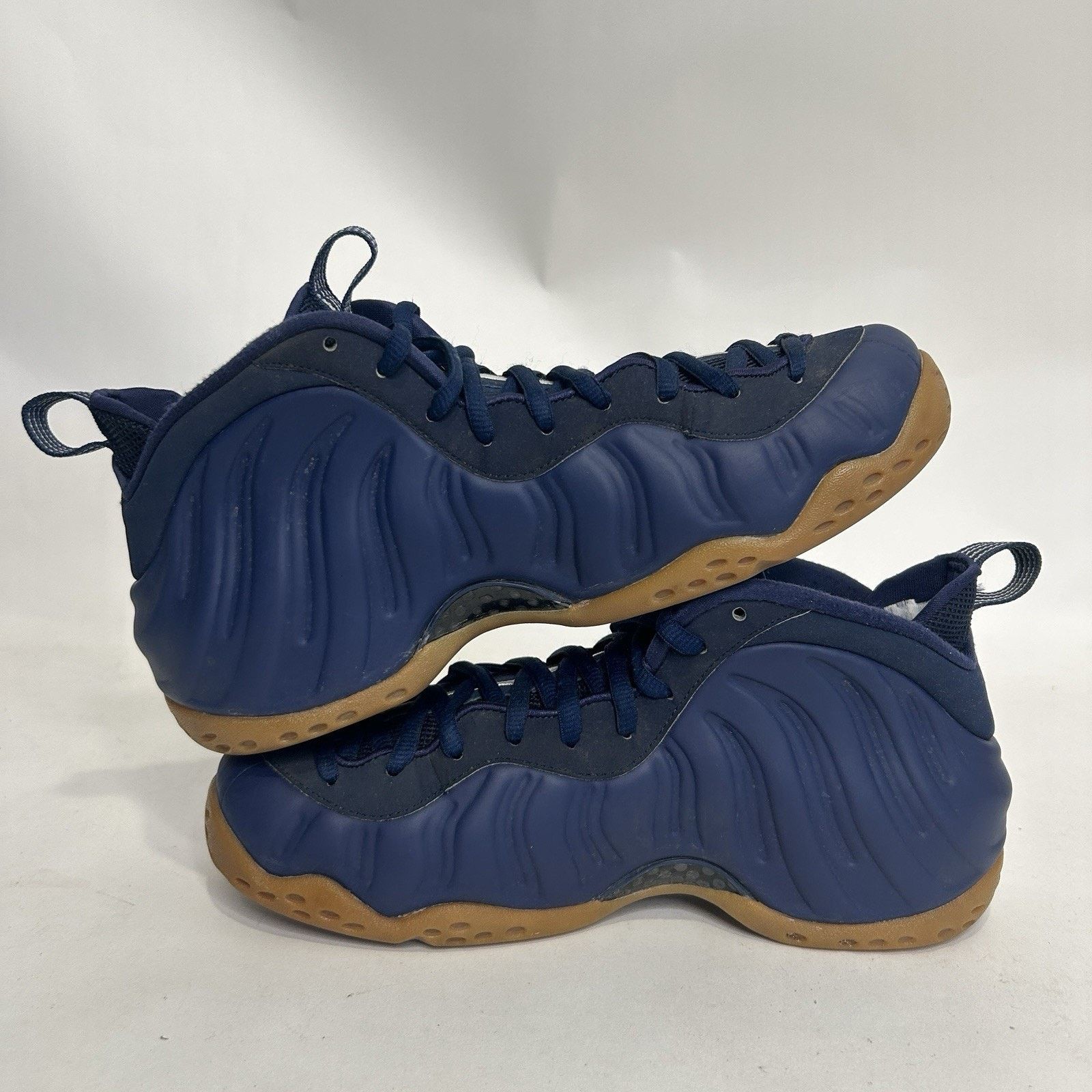 Nike Nike Air Foamposite One “Navy Gum Midnight Navy” 314996-405 Size US 9.5 / EU 42-43 - 3 Thumbnail