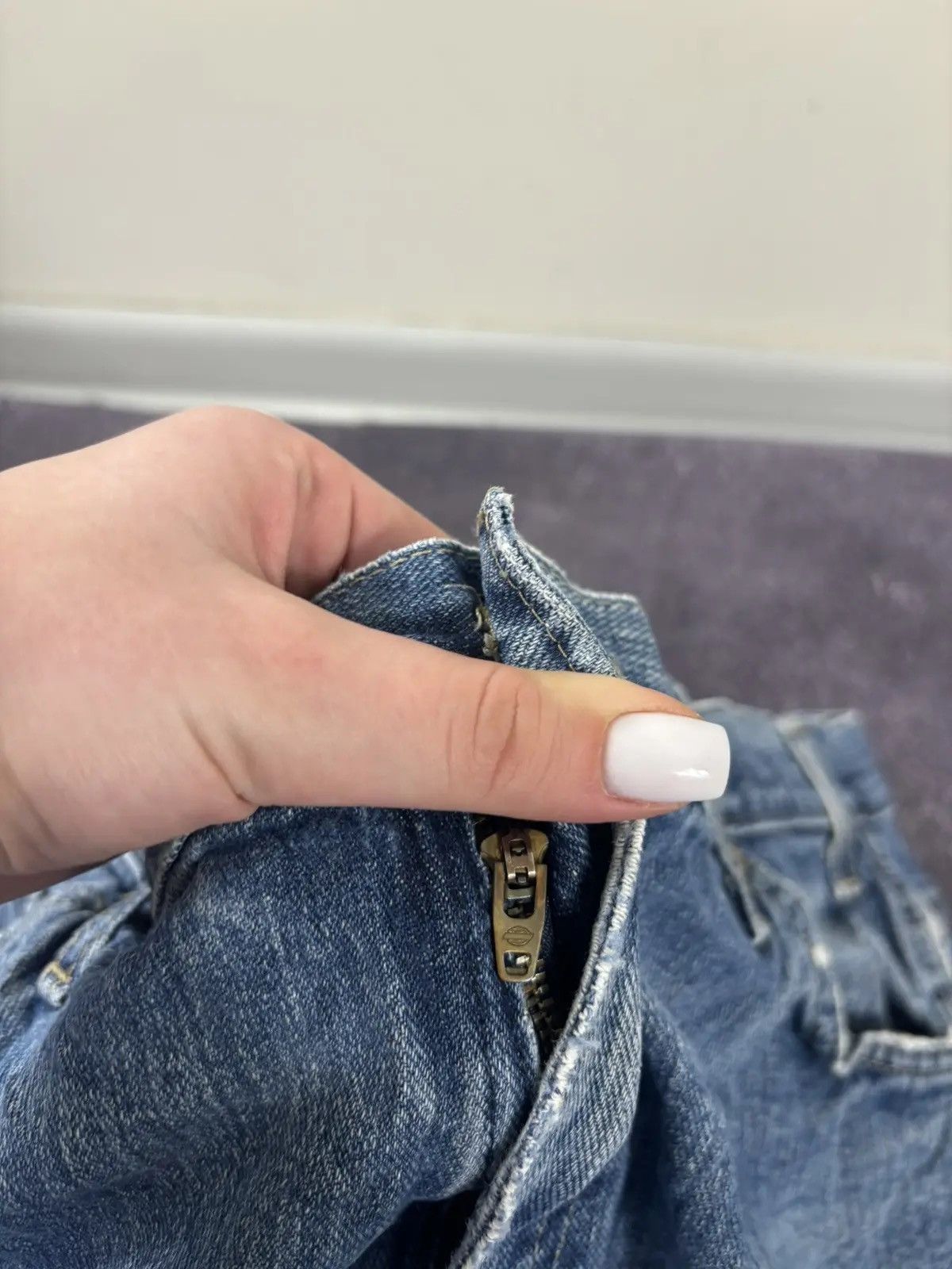 Dickies × Vintage Vintage Dickies USA Blue Work Denim Baggy Jeans Size US 38 / EU 54 - 9 Thumbnail